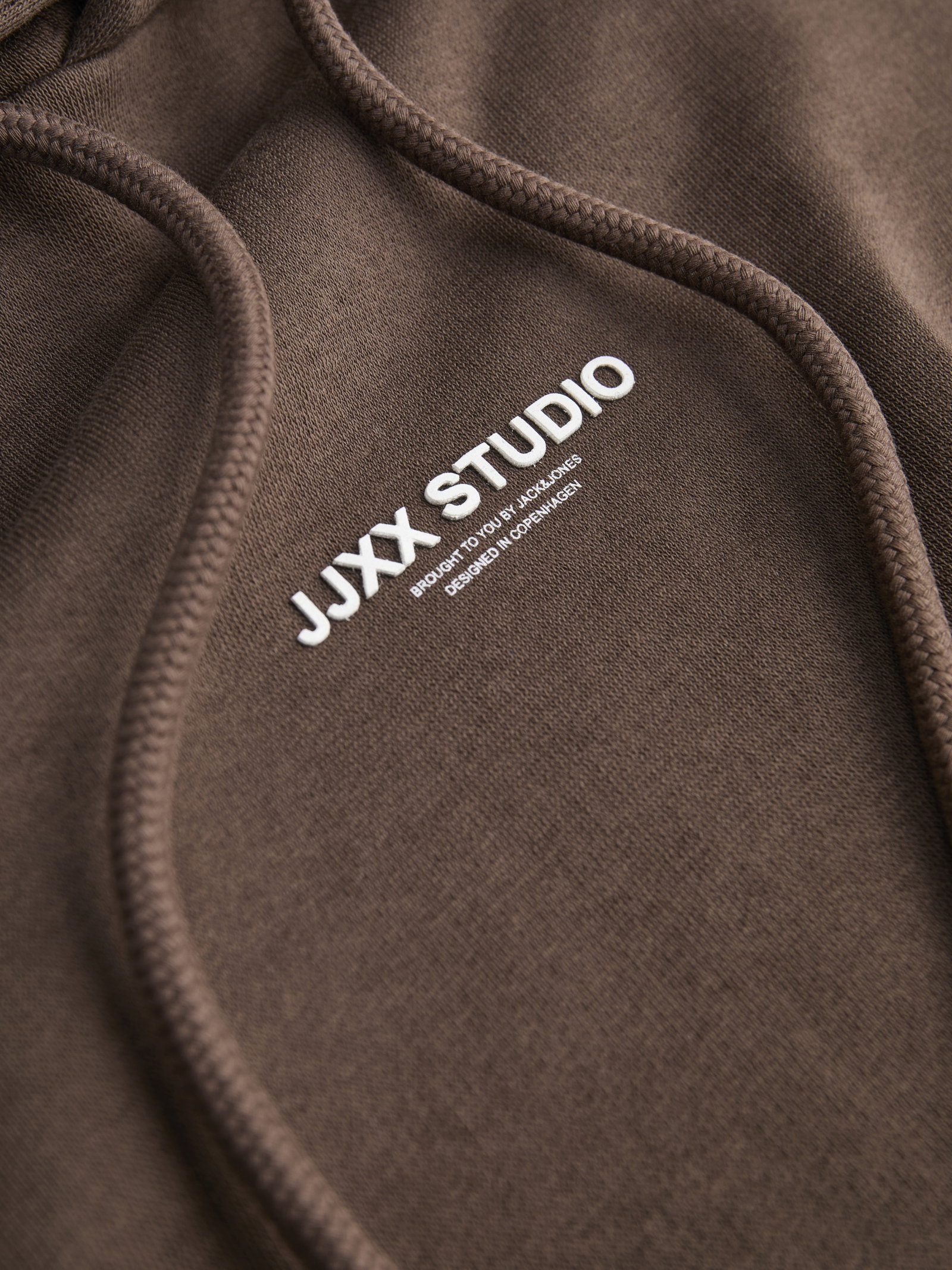 JXSTUDIO VESTERBRO LS RLX HOOD SWT, Bracken/BRIGHT WHITE JJXX STUDIO #3