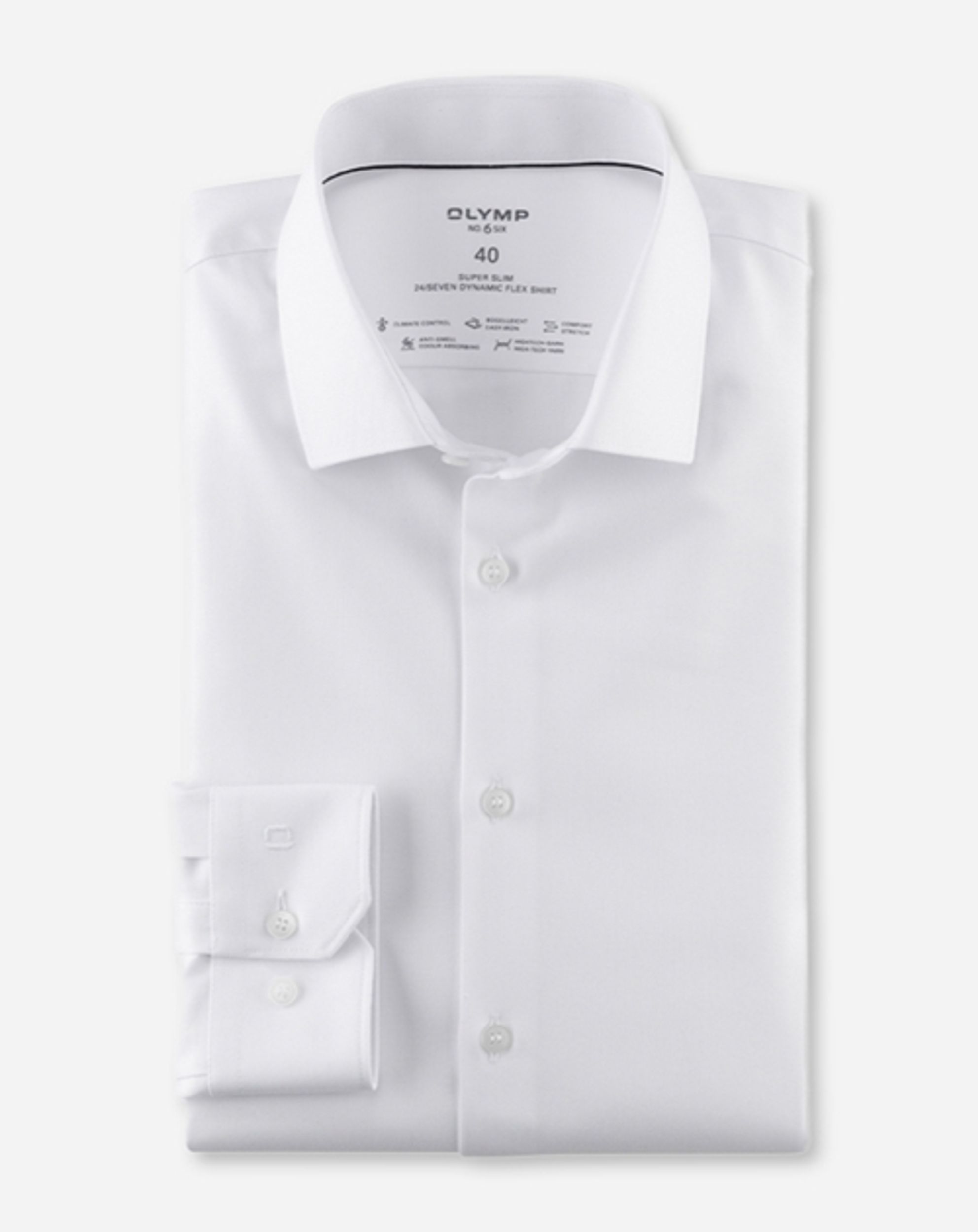 Olymp |  Olymp Hemd Modern Fit  | 40 | weiß
