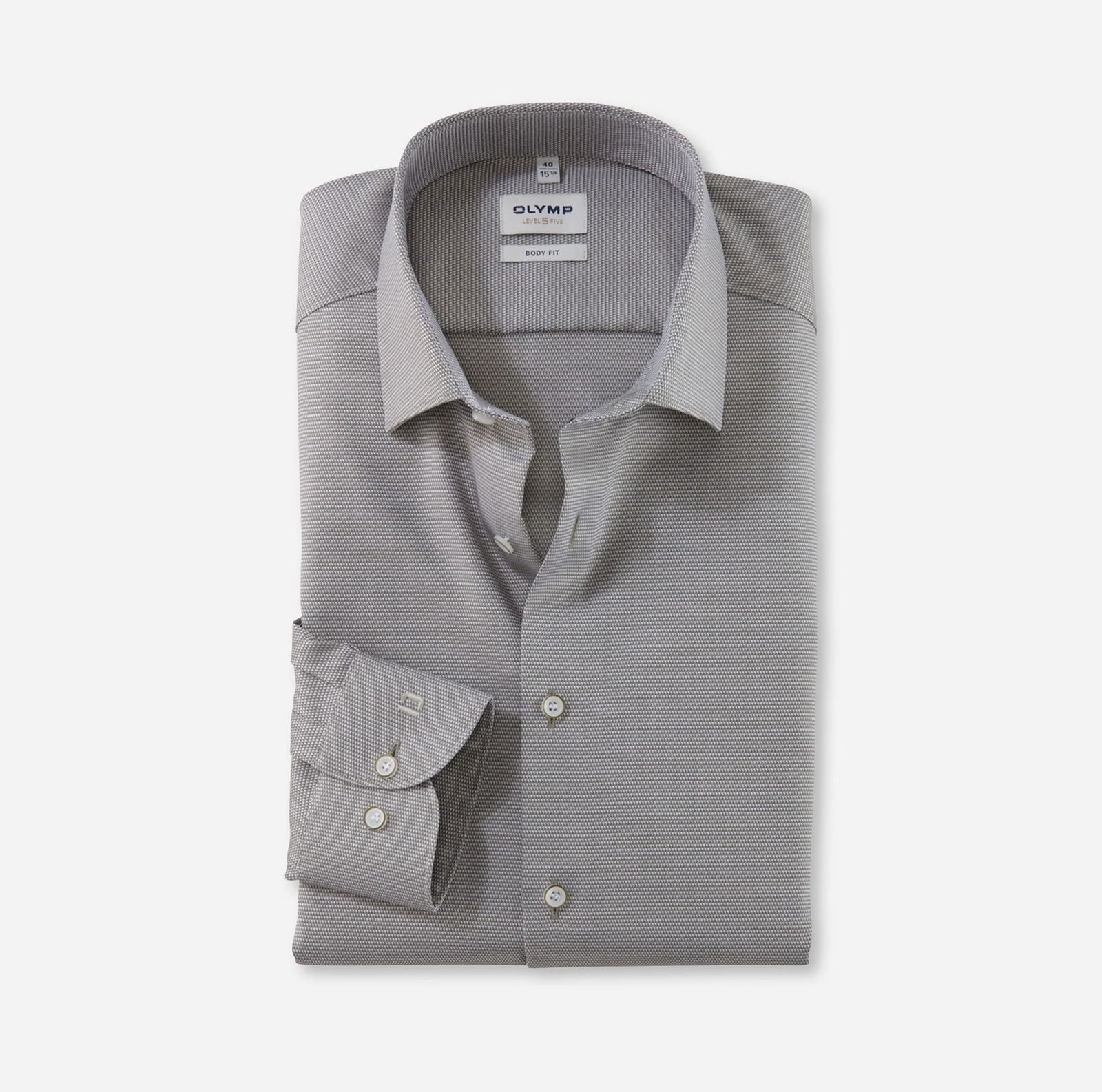 Olymp |  Olymp Hemd Modern Fit  | 38 | oliv