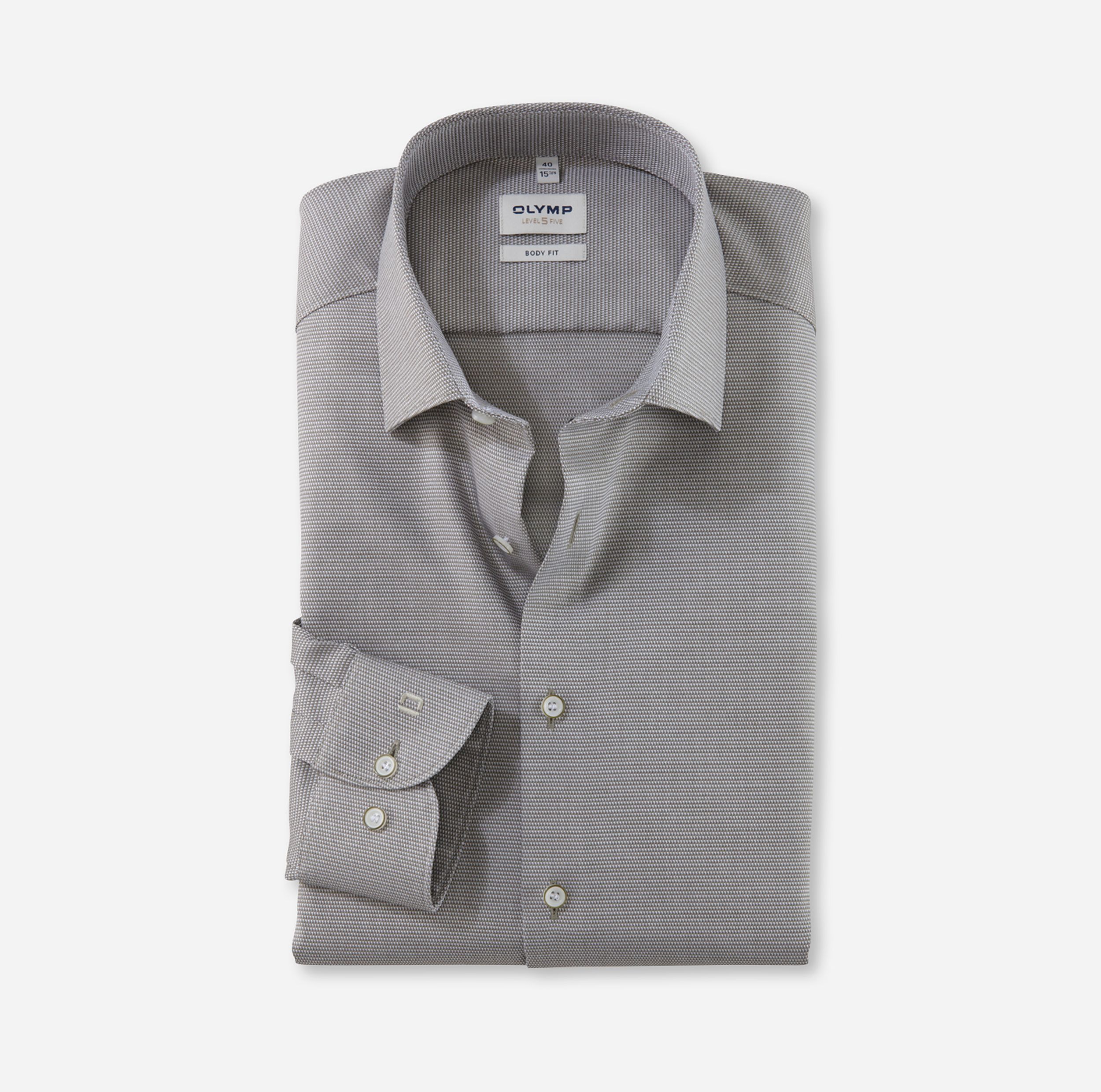 Olymp |  Olymp Hemd Modern Fit  | 38 | oliv