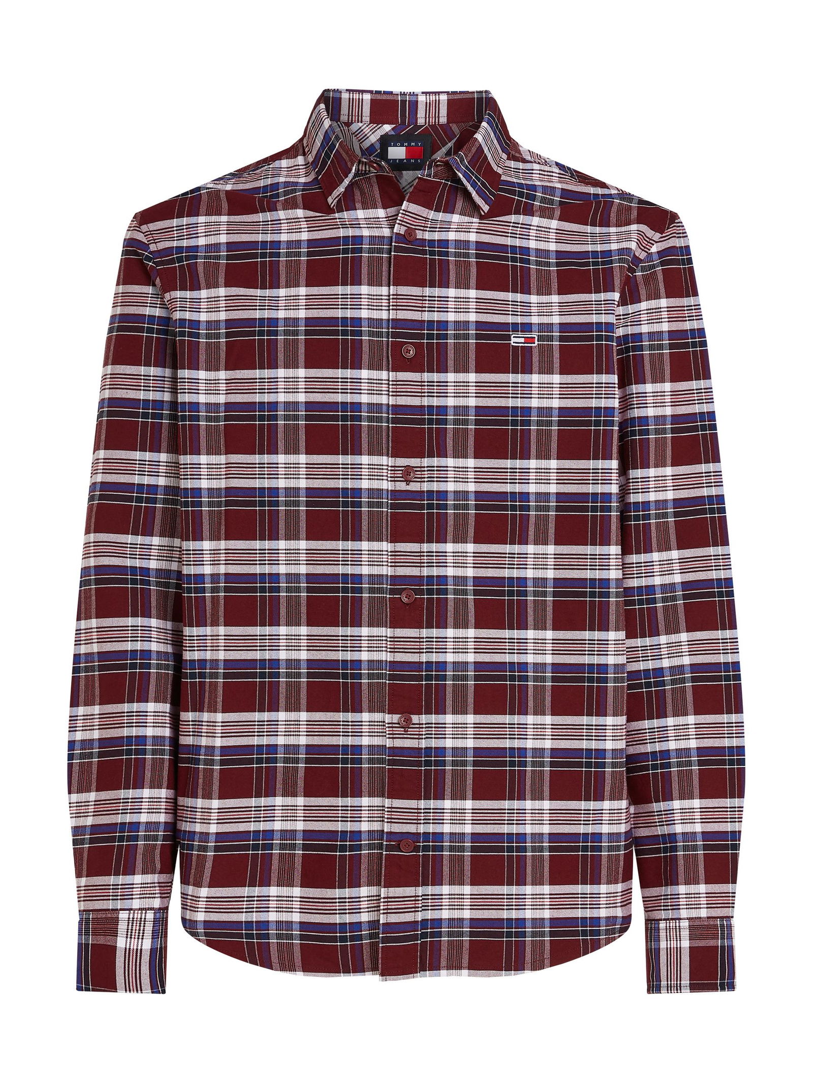 Tommy Jeans | Tommy Jeans Hemd Super Slim Fit | XL | deep rouge