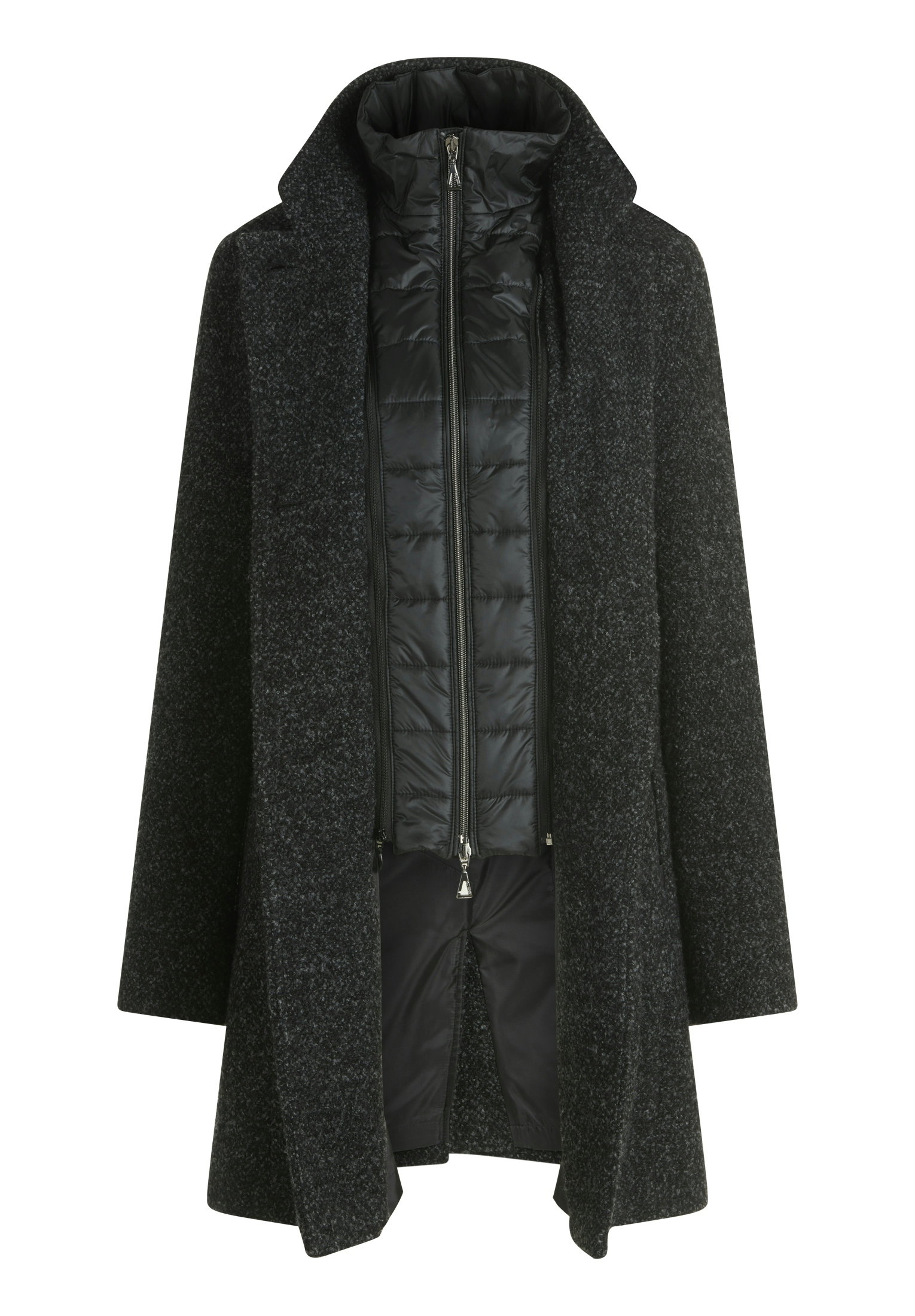 Jacke Wolle, Black/Grey #4