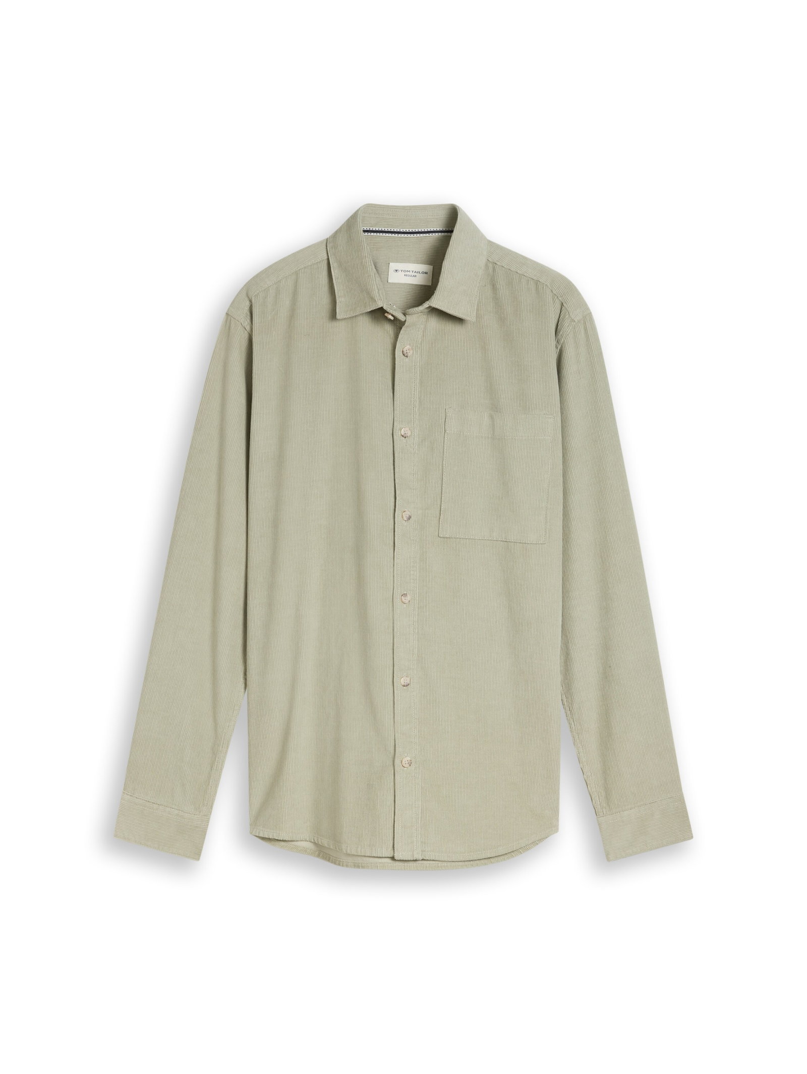 soft corduroy shirt, iron mint #1
