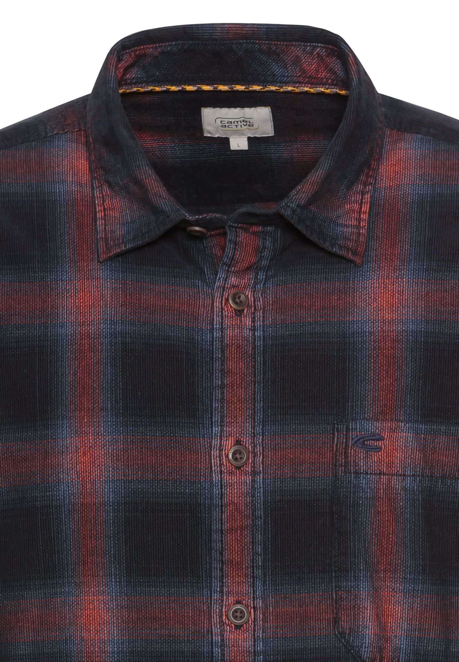 Camel Active | Camel Active Hemd Regular Fit | XL | faded red