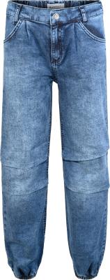 Blue Effect -Girls Parachute Jeans, Medium Blue #1