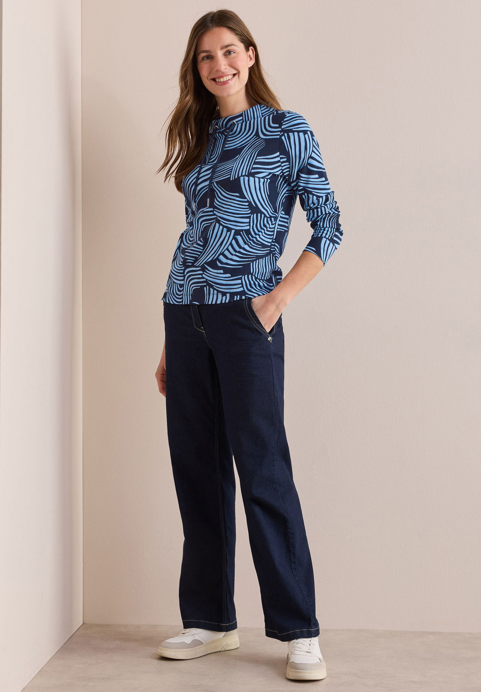 CECIL |  CECIL Longsleeve  | XXL | universal blue