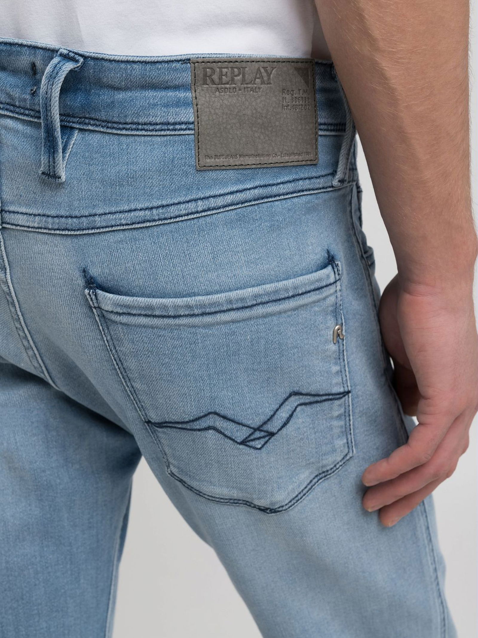 Replay |  Replay Jeans Slim Fit Jeans "Anbass"  | 32/34 | blau