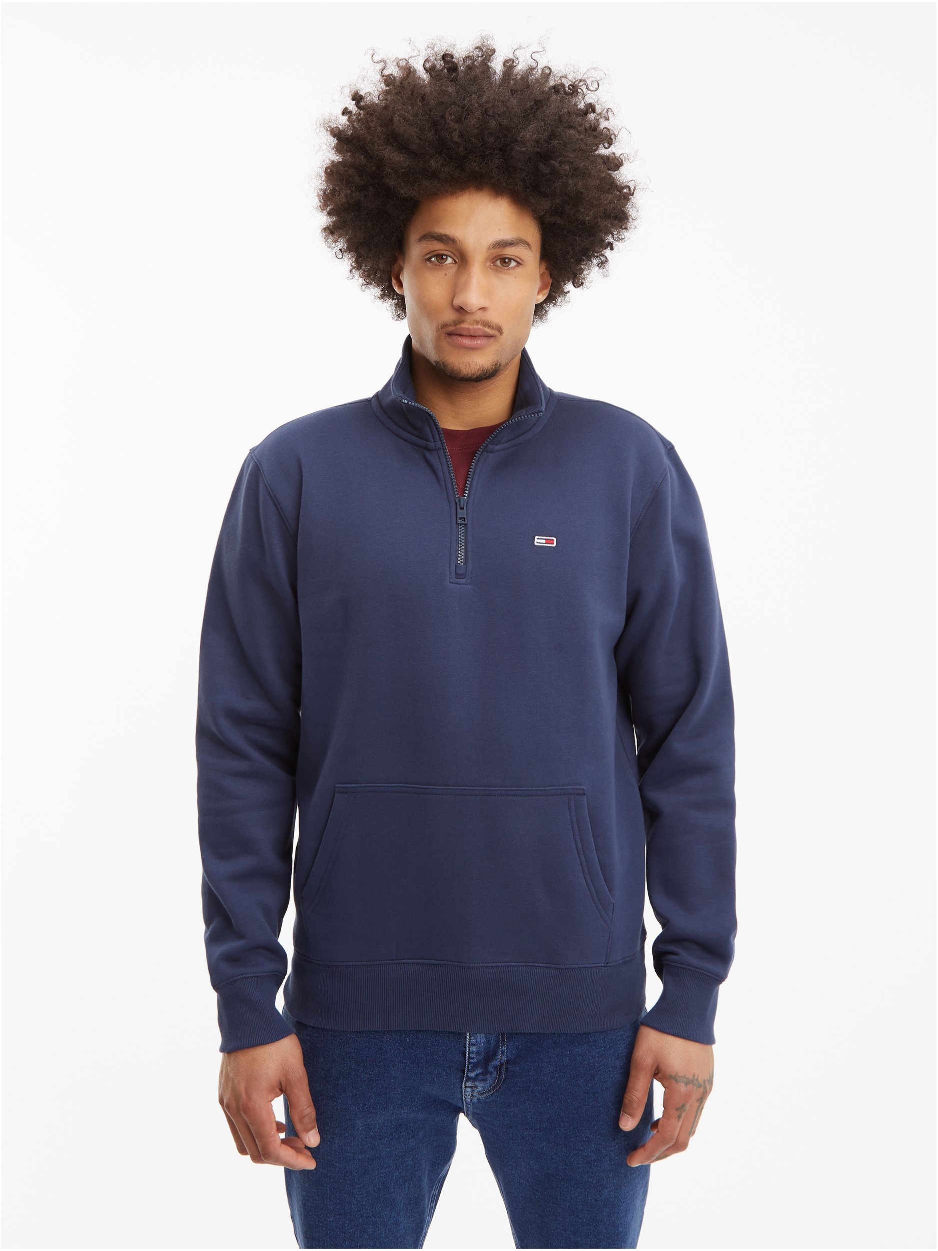 TJM REGULAR FLEECE MOCK NECK