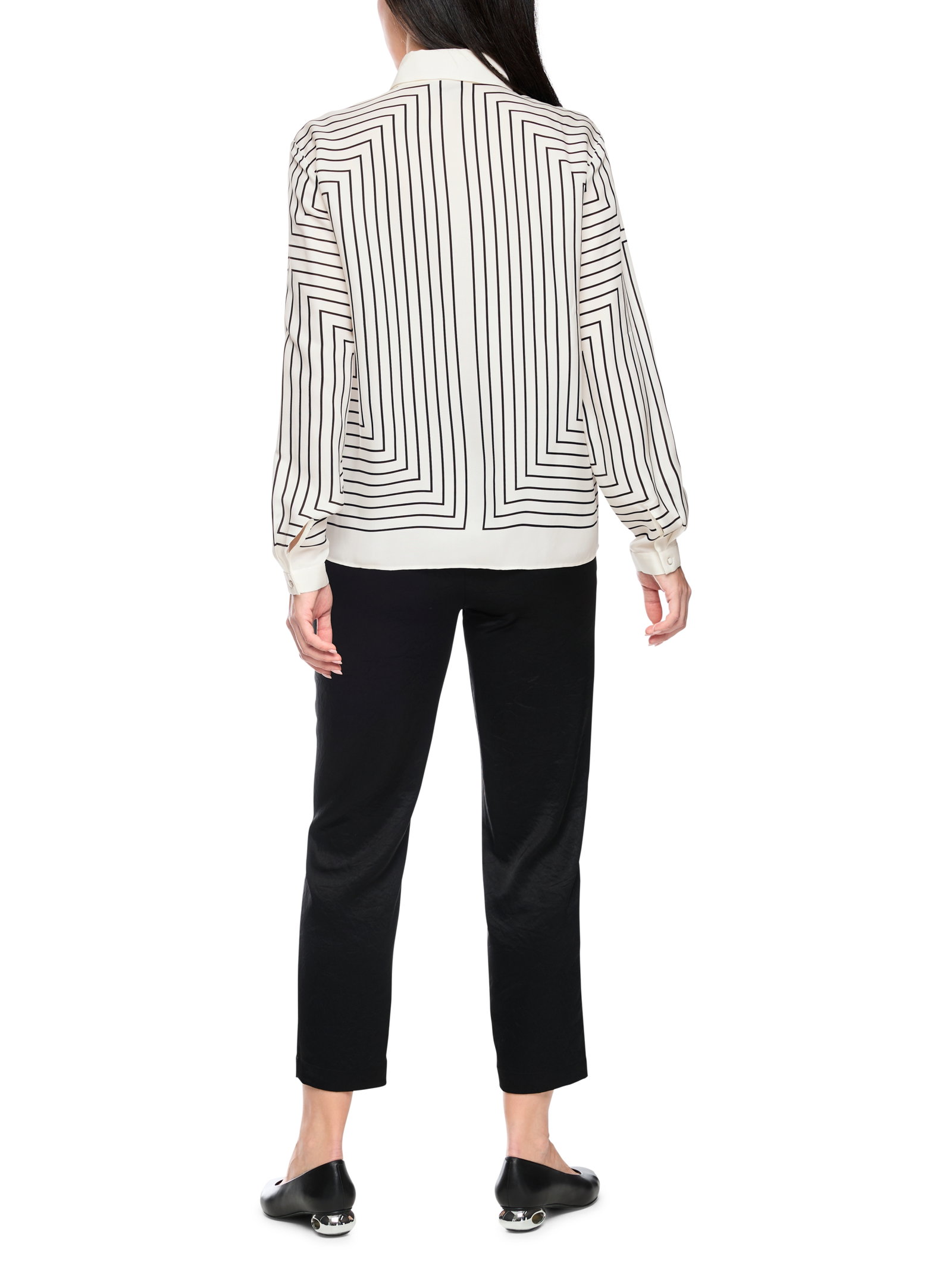 Bluse, white and black #3