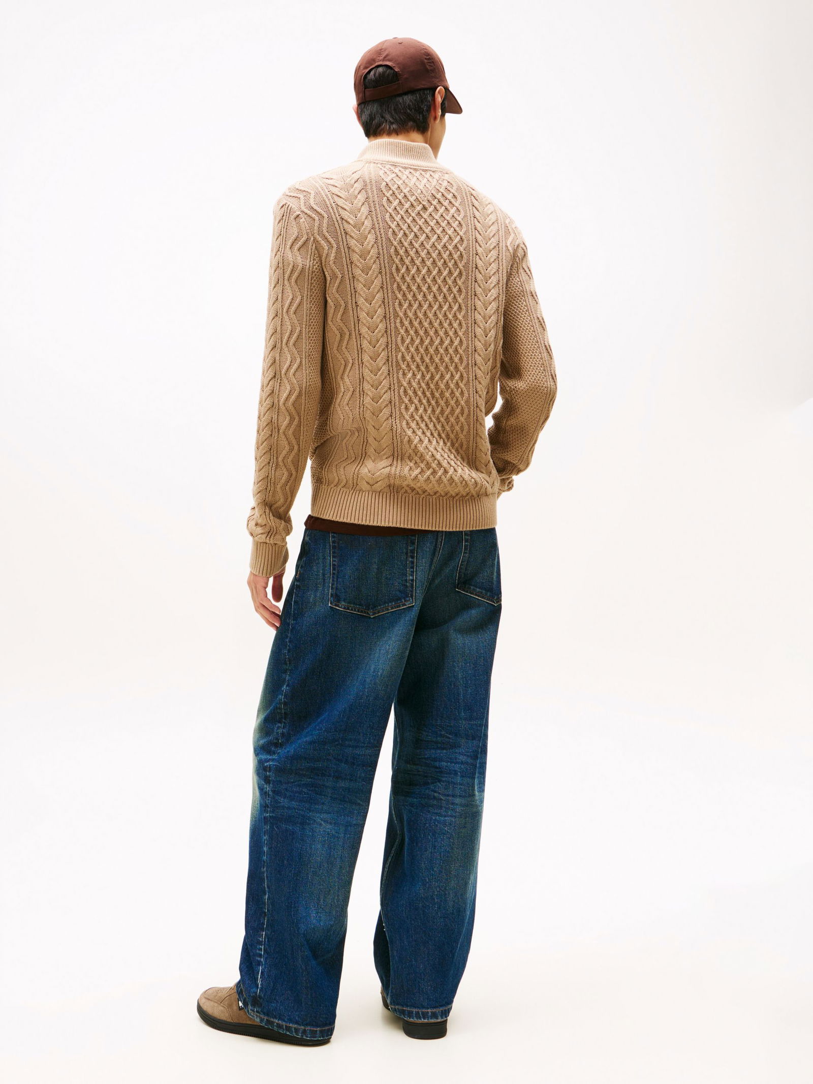 Tommy Jeans |  Tommy Jeans Pullover  | L | dark tan
