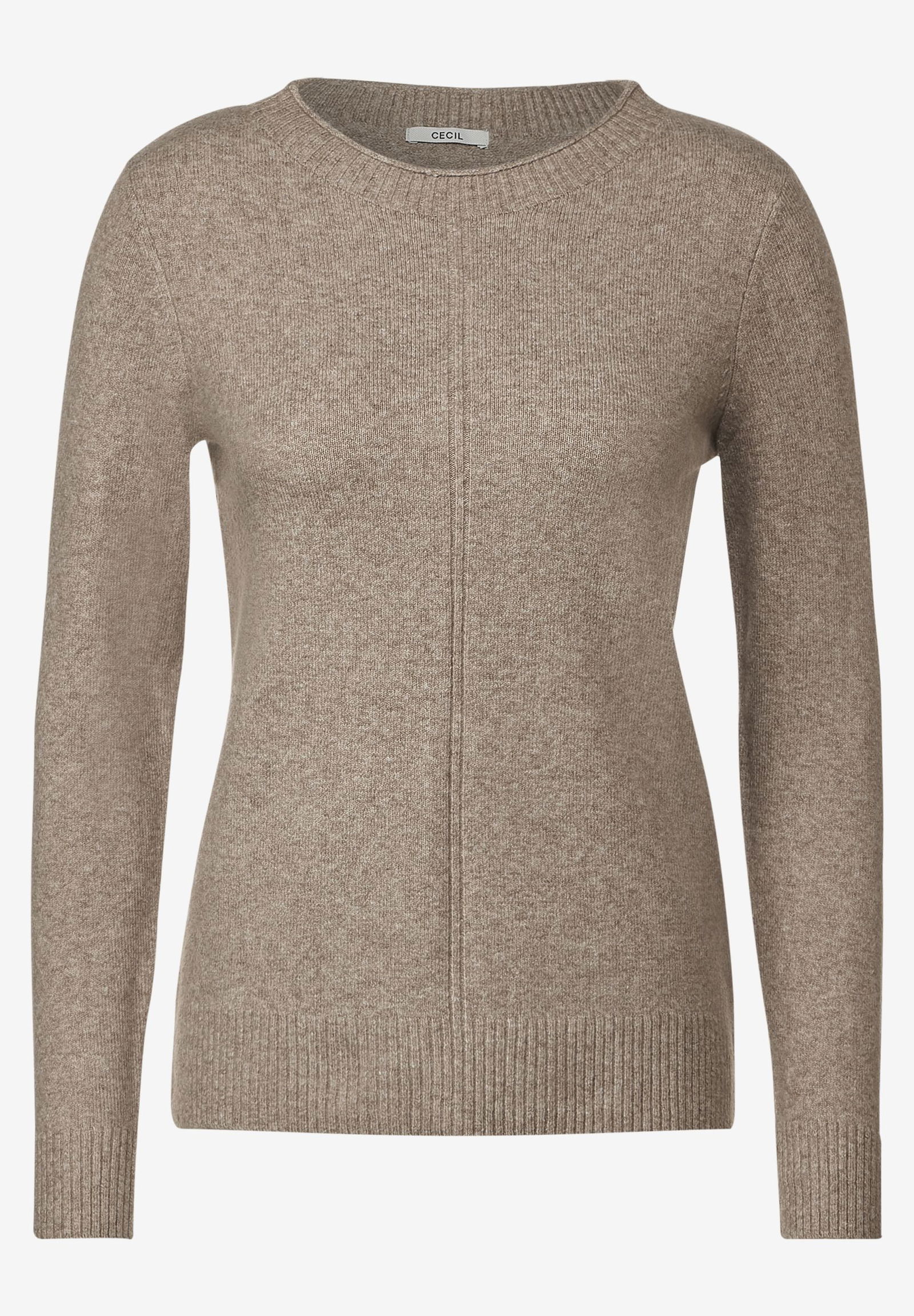 CECIL |  CECIL Pullover  | S | taupe melange