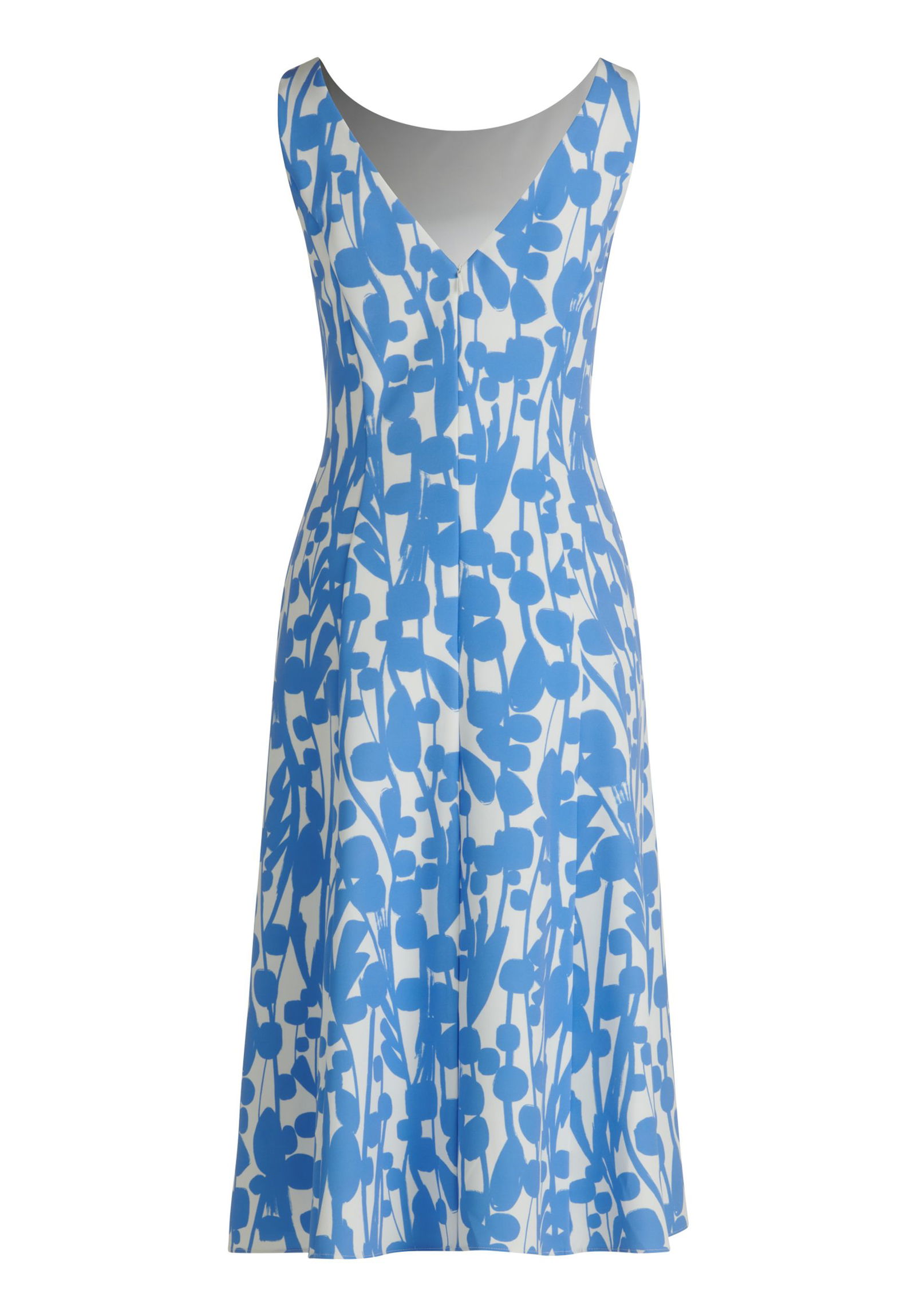 Vera Mont |  Vera Mont Cocktailkleid | 44 | weiß/dunkelblau