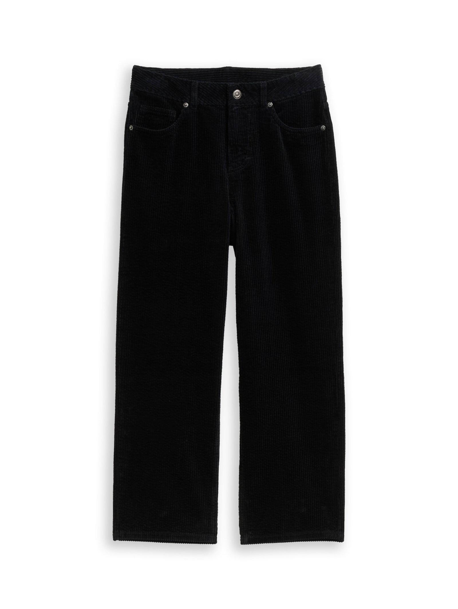 corduroy baggy pants, heavy black #1
