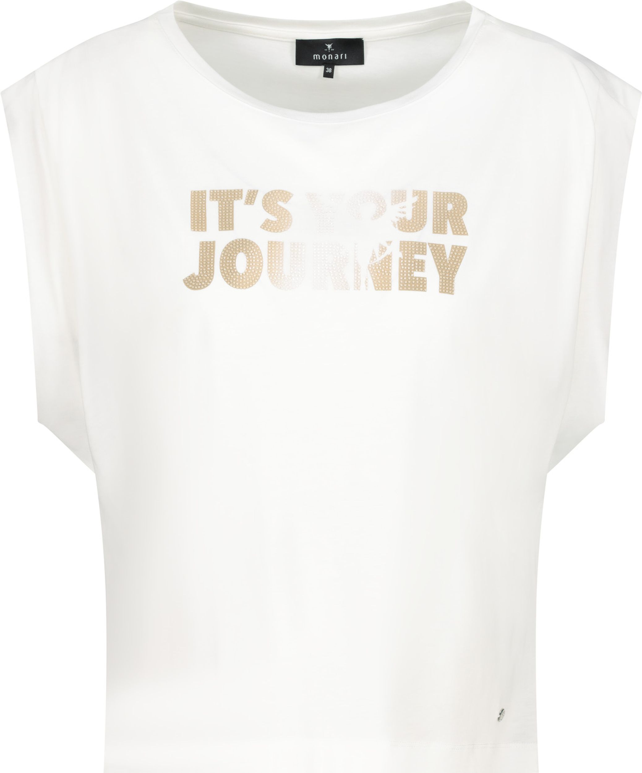 Monari |  T-Shirt, cream | 46