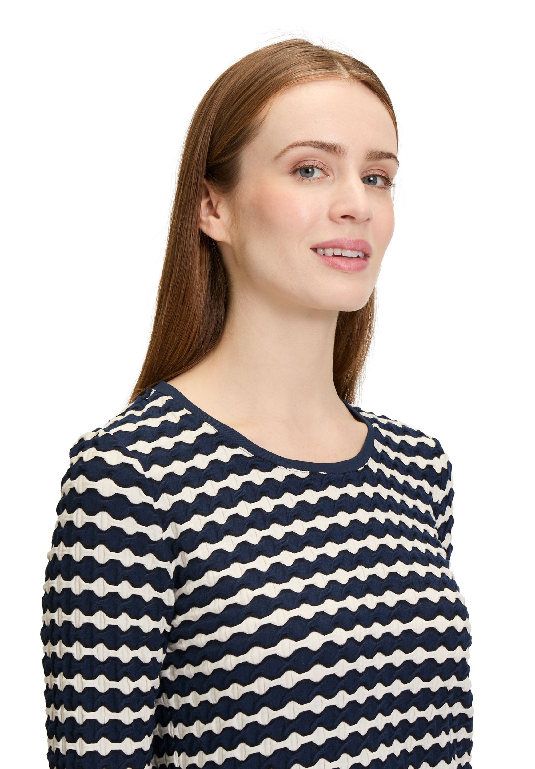 Betty Barclay |  Betty Barclay Shirt  | 44 | dunkelblau/weiß