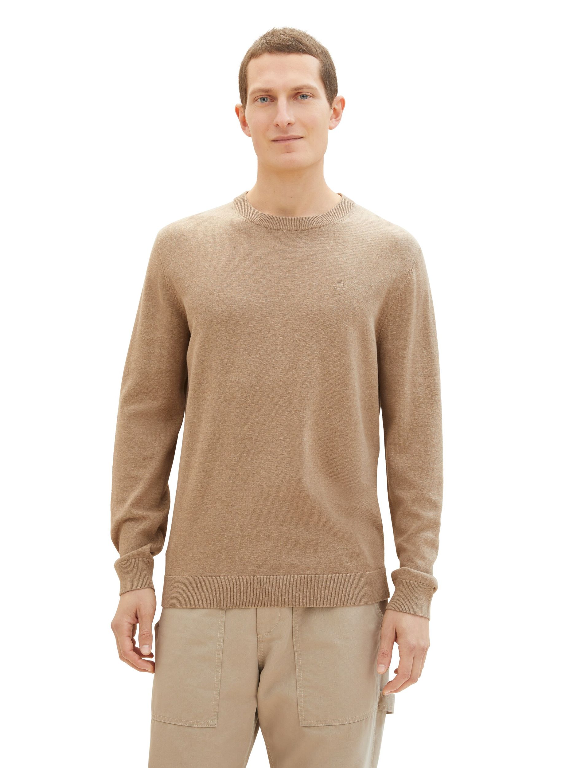 Tom Tailor |  Tom Tailor Pullover  | L | hazel brown melange