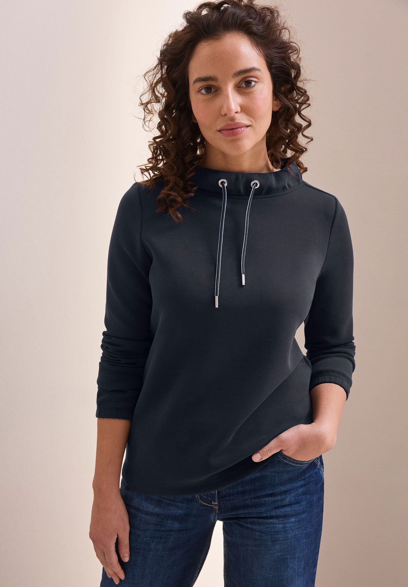 CECIL |  CECIL Sweatshirt  | L | universal blue