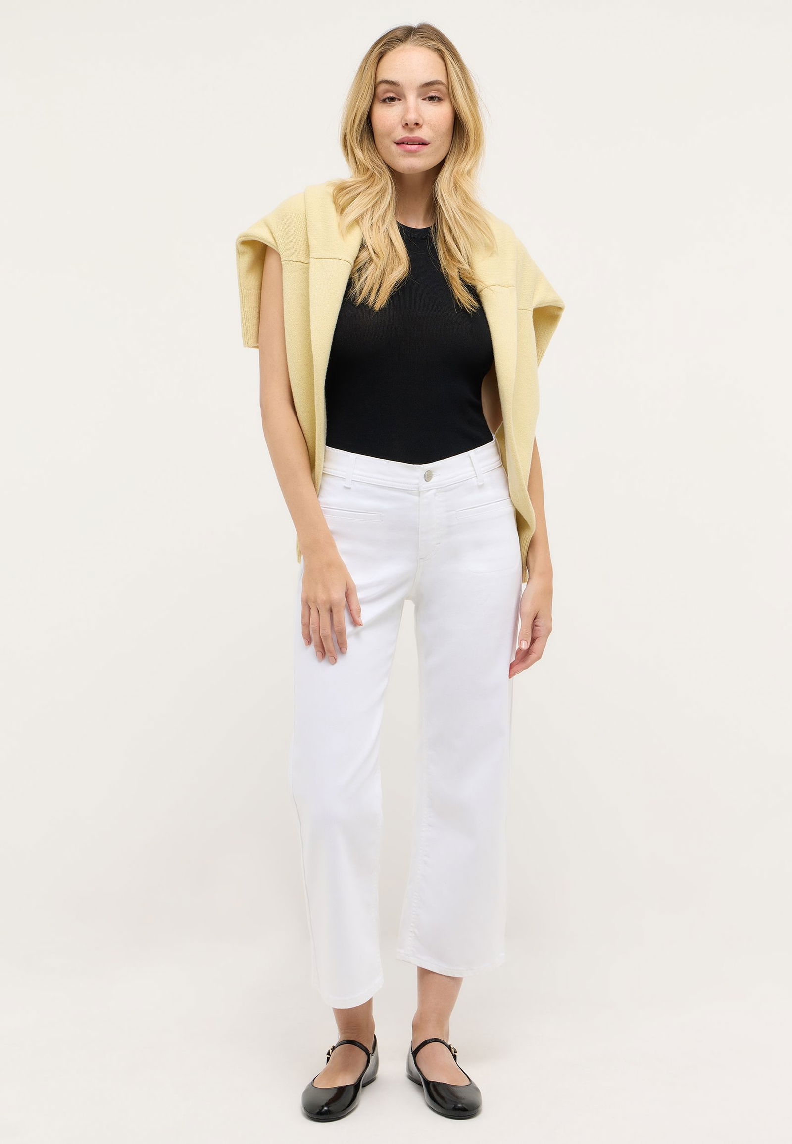 Angels |  Angels Culotte Jeans Linn Pocket | 40/26 | white