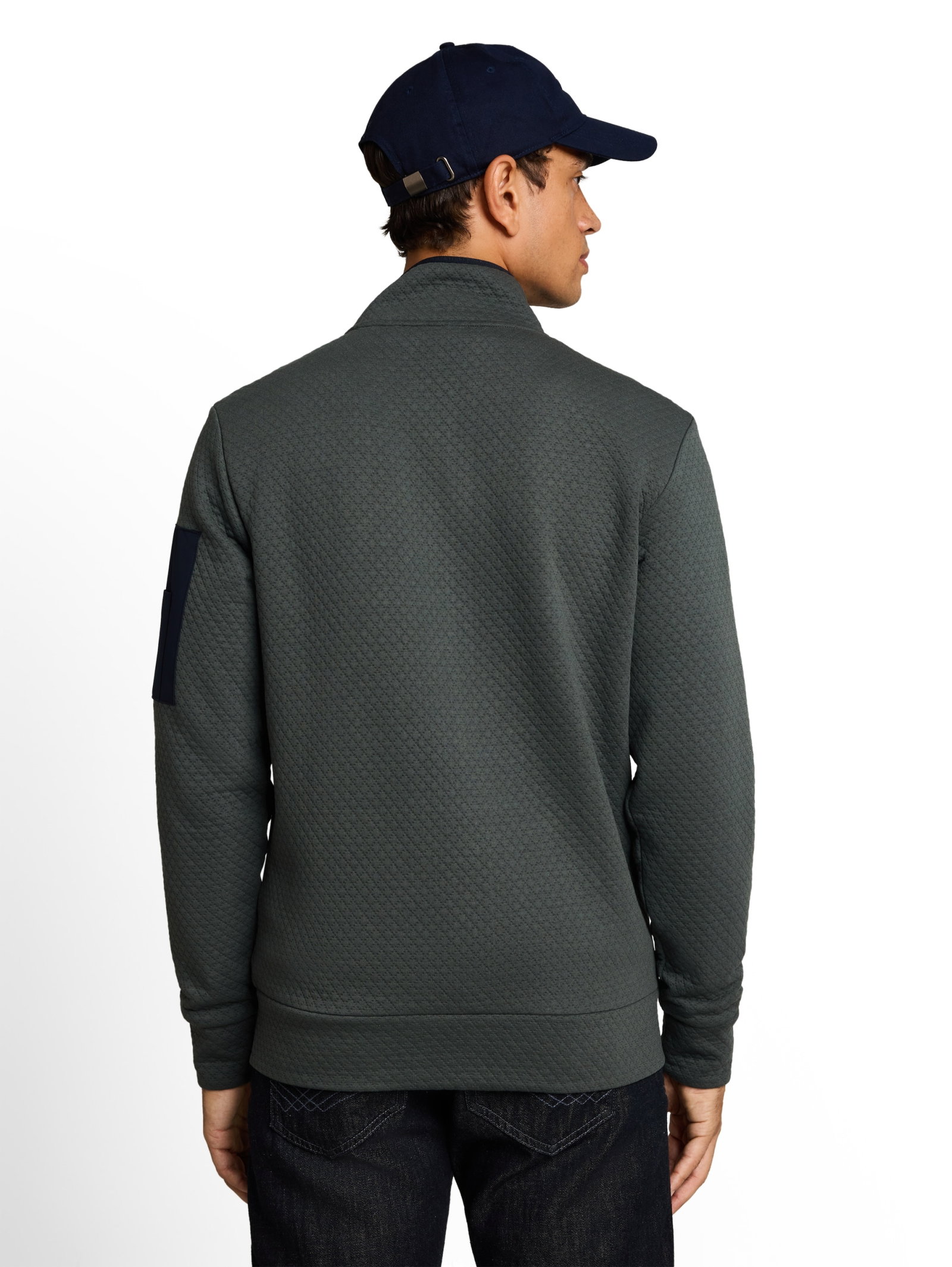 structured stand-up jacket, Darkest Olive #4