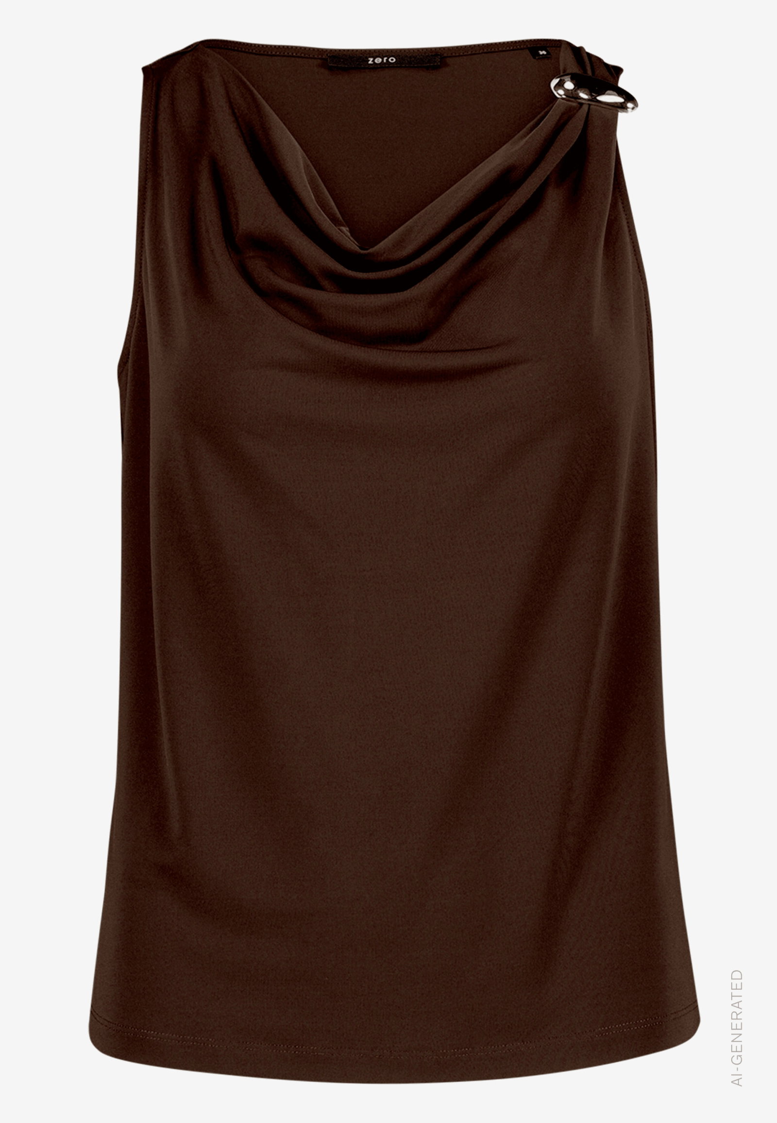 Shirt Kurz ohne Arm, Chocolate Plum #1
