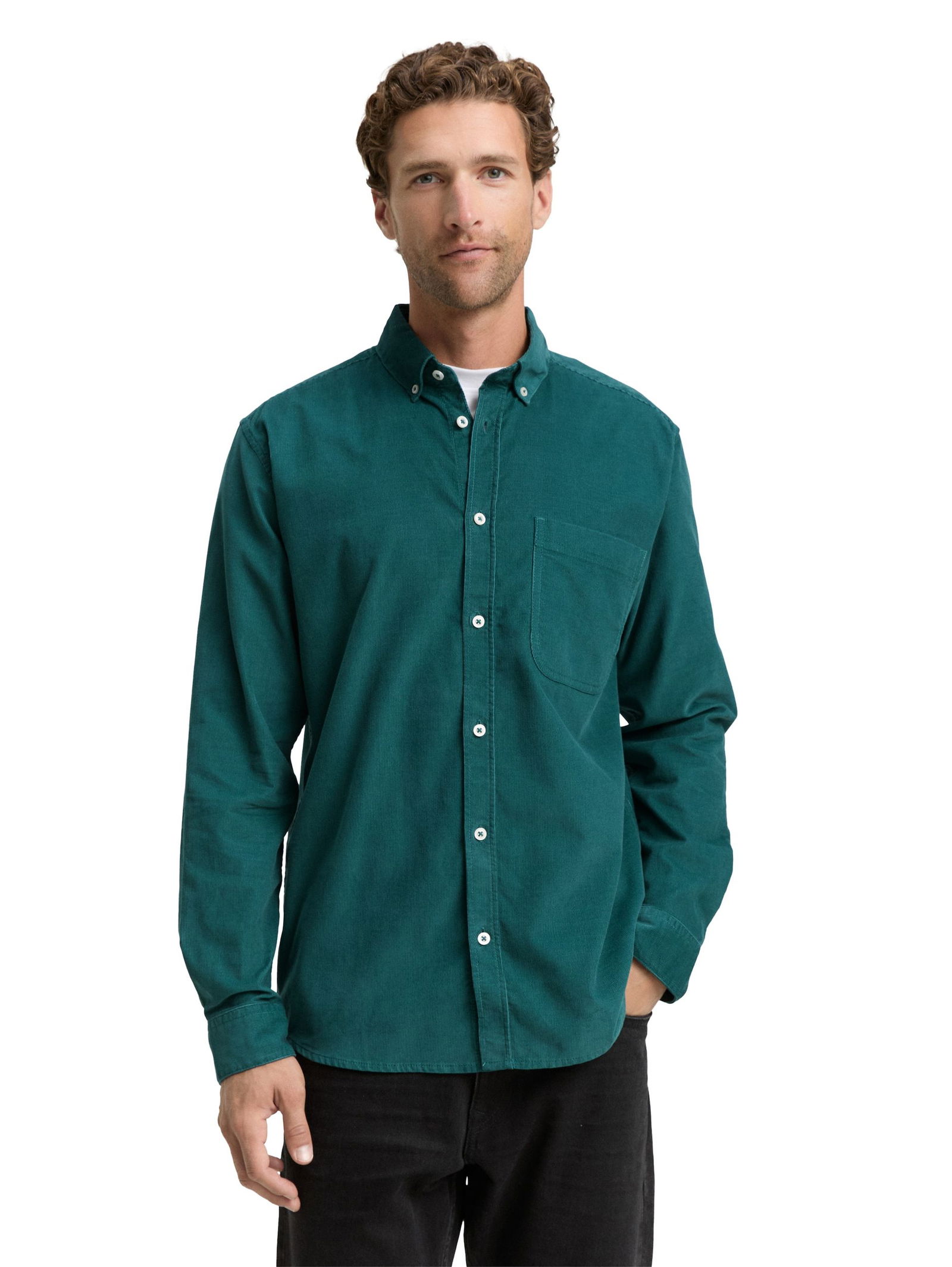 Tom Tailor | Tom Tailor Hemd Slim Fit | XL | jasper green