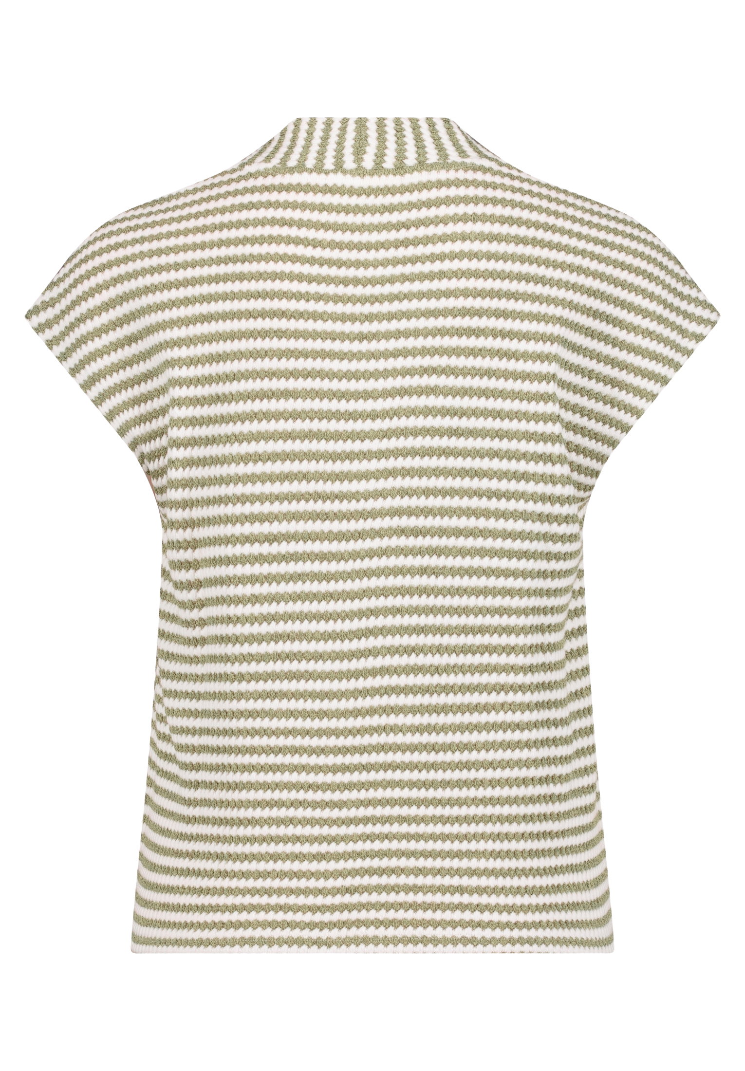 Shirt Kurz 1/2 Arm, Cream/Khaki #2