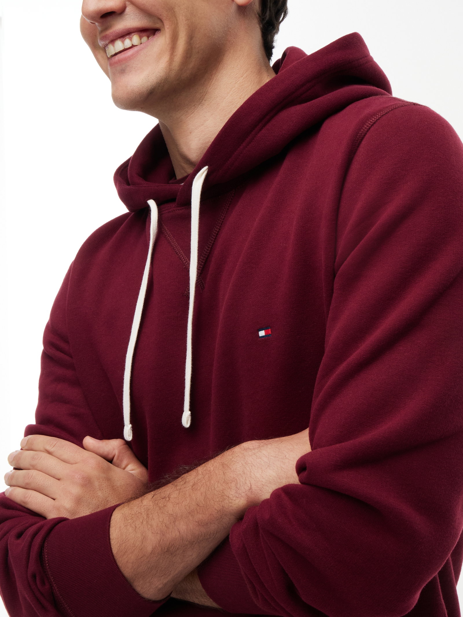 ESS SEASONAL FLEECE HOODY, PURPLE #3