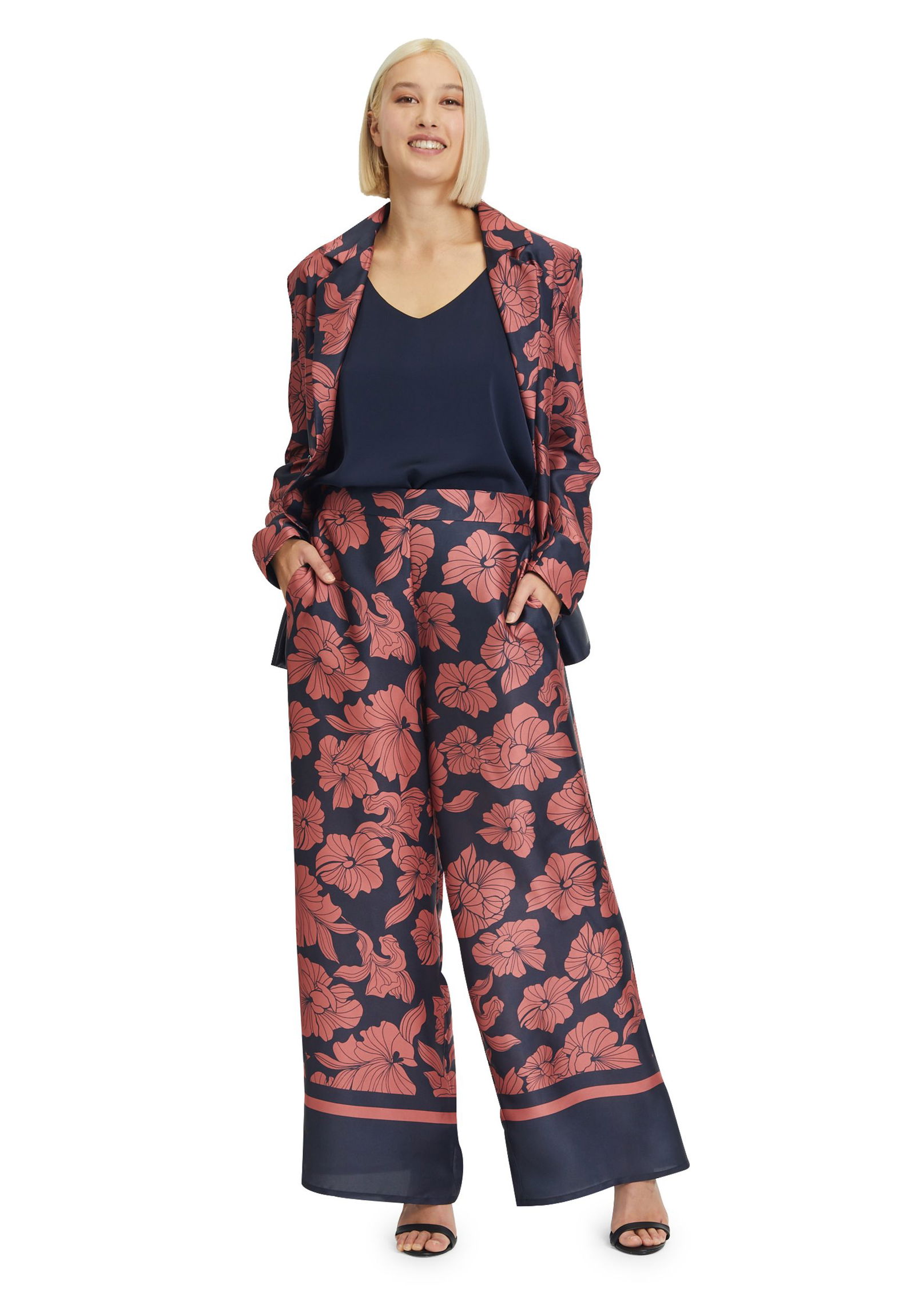 V by Vera Mont Satin-Bluse