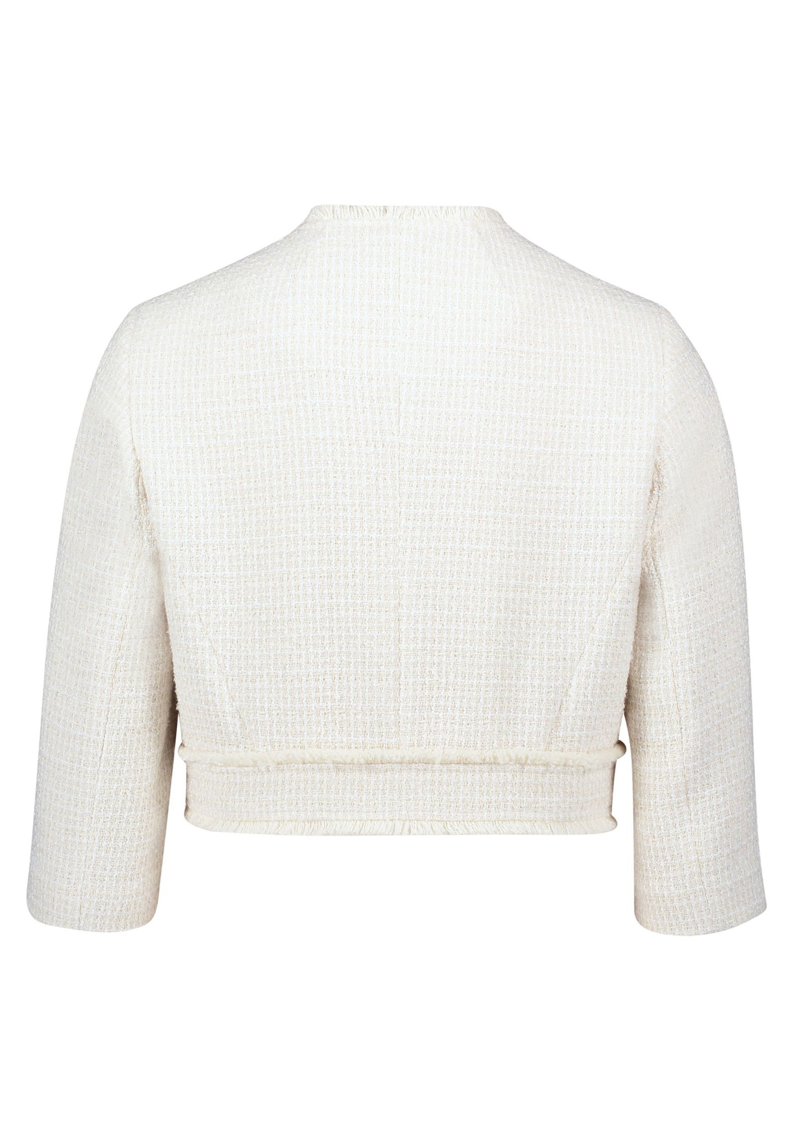  |  Blazerjacke Kurz 3/4 Arm, Nature Melange | 42 | nature melange