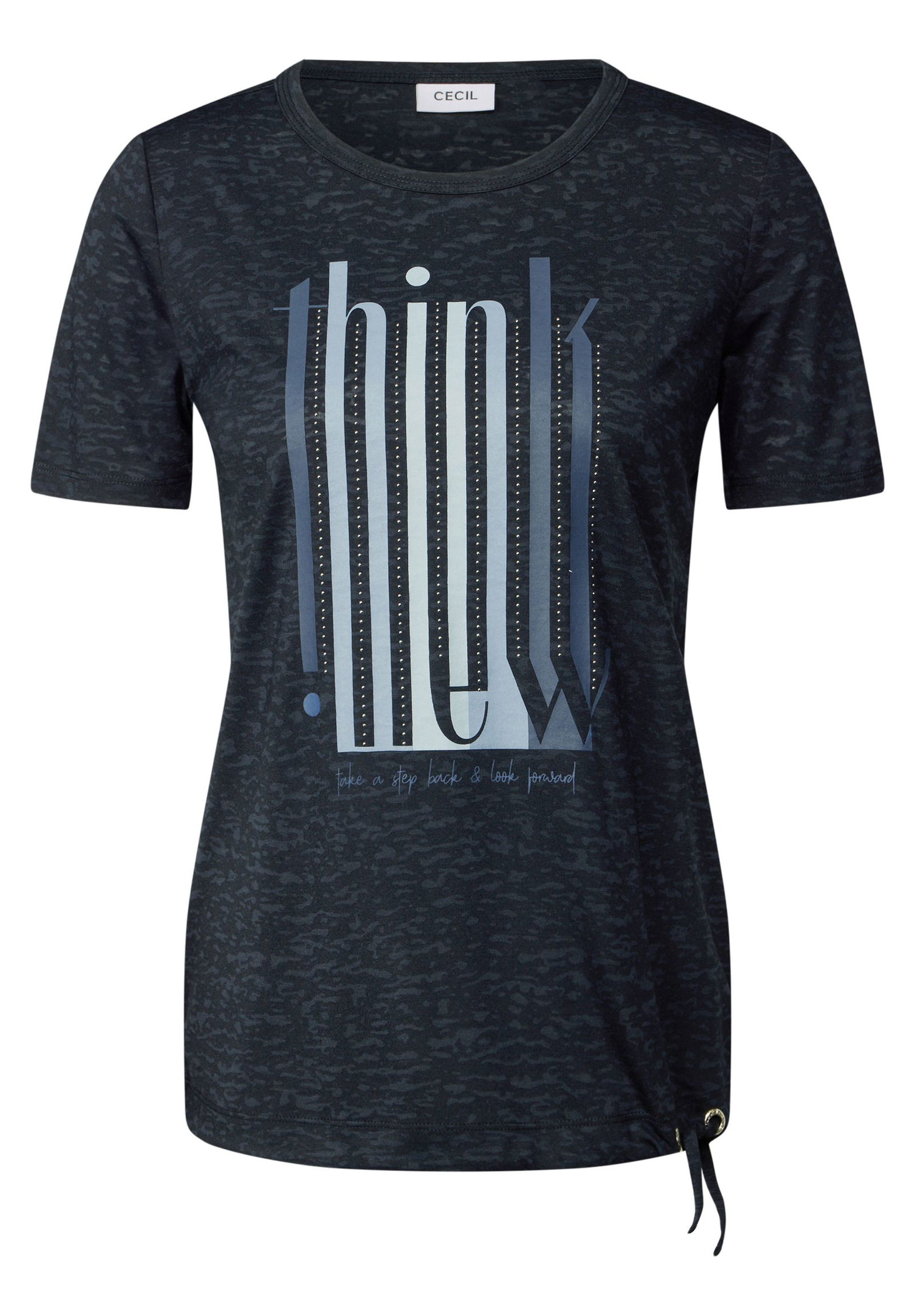 dc8c1f48724a0b6f4eddc6e82bf6a8f2  |  Ausbrenner-Shirt mit Wording | XL | universal blue