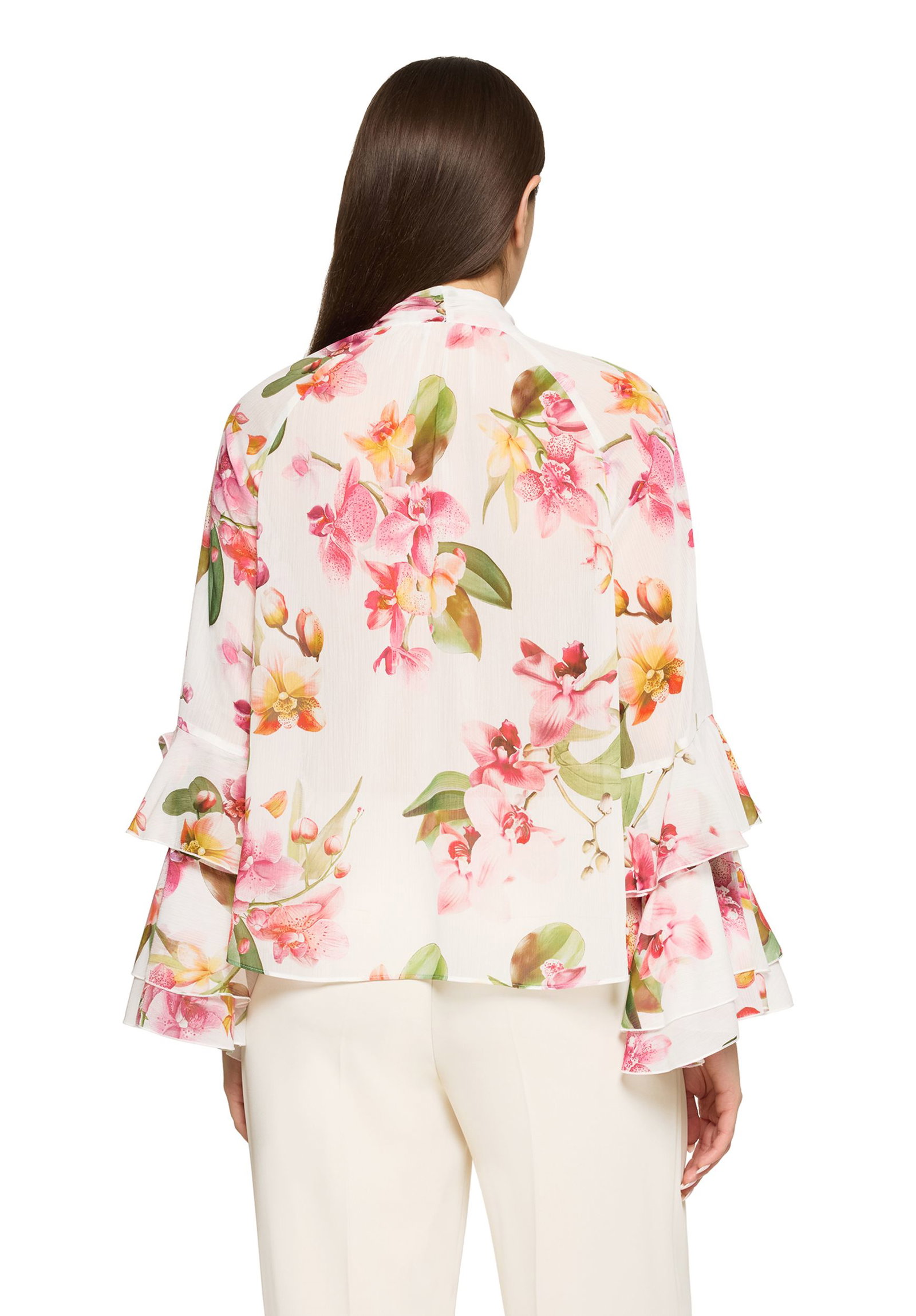 V by Vera Mont |  Chiffonbluse | 38 | cream/rosé