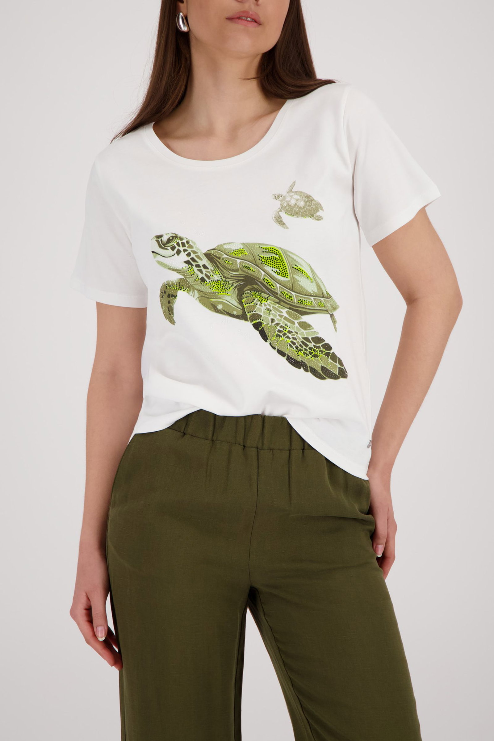 Monari |  T-Shirt, cream | 40