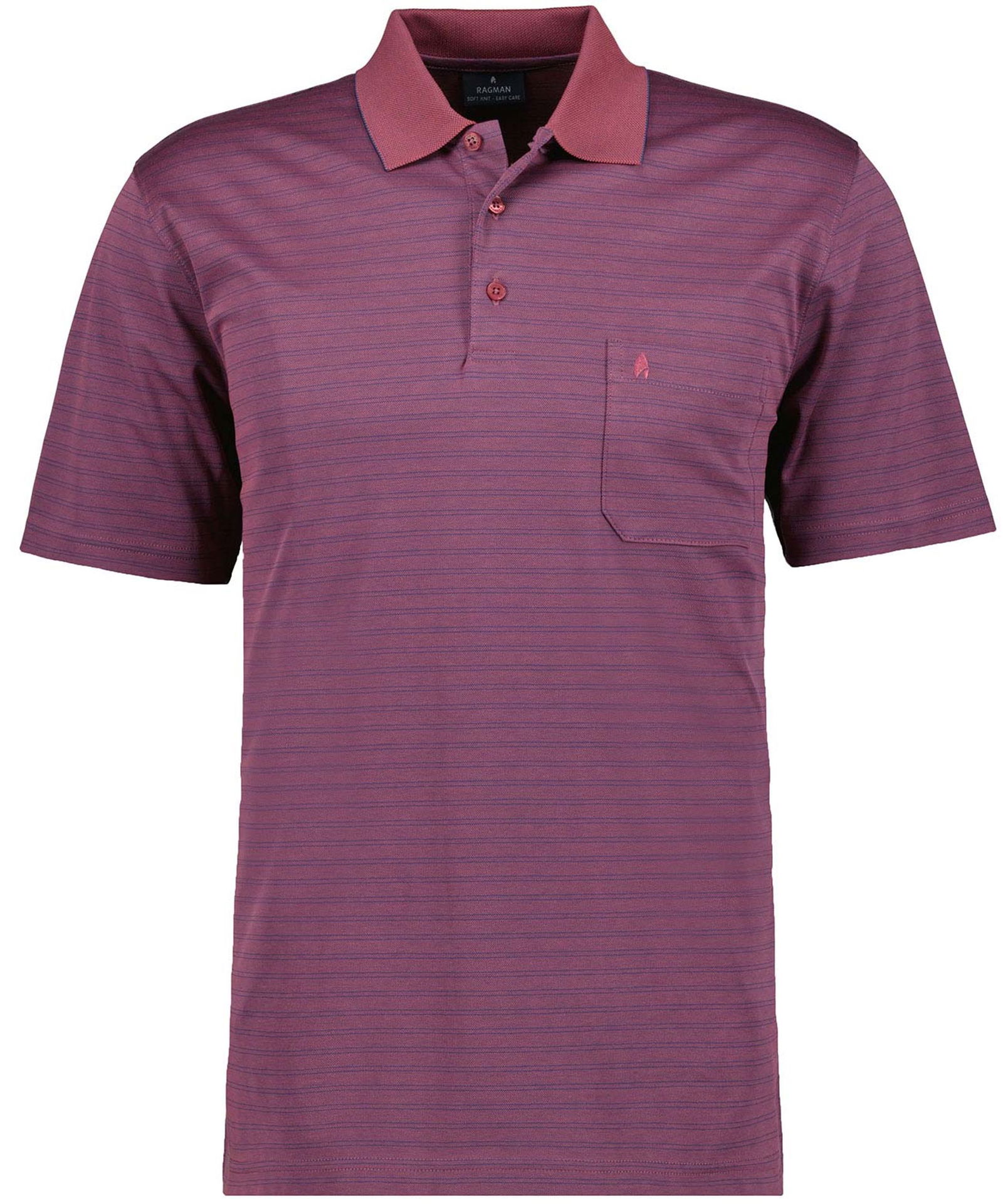 RAGMAN |  RAGMAN Poloshirt  | 4XL | beere