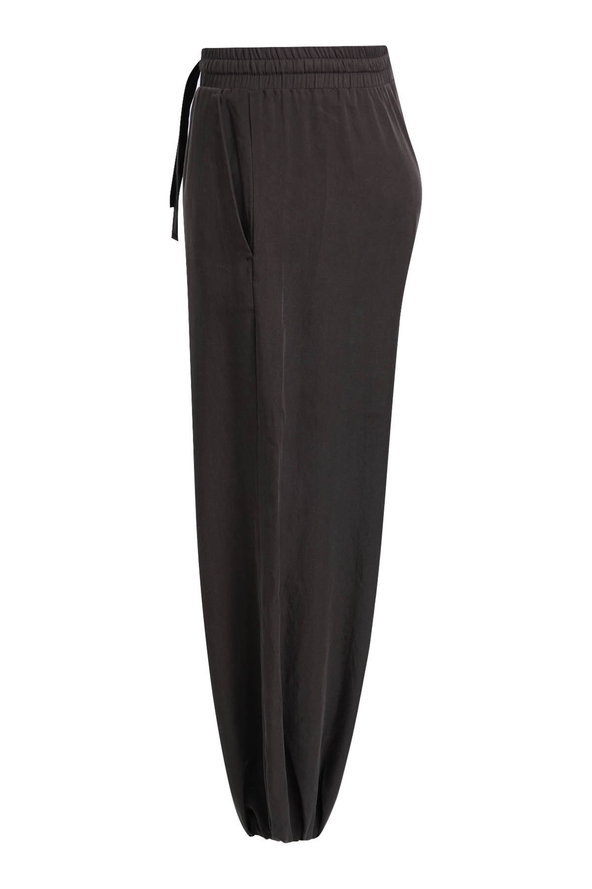 PANTS WITH BALLOON HEM, DARK CHOC #2