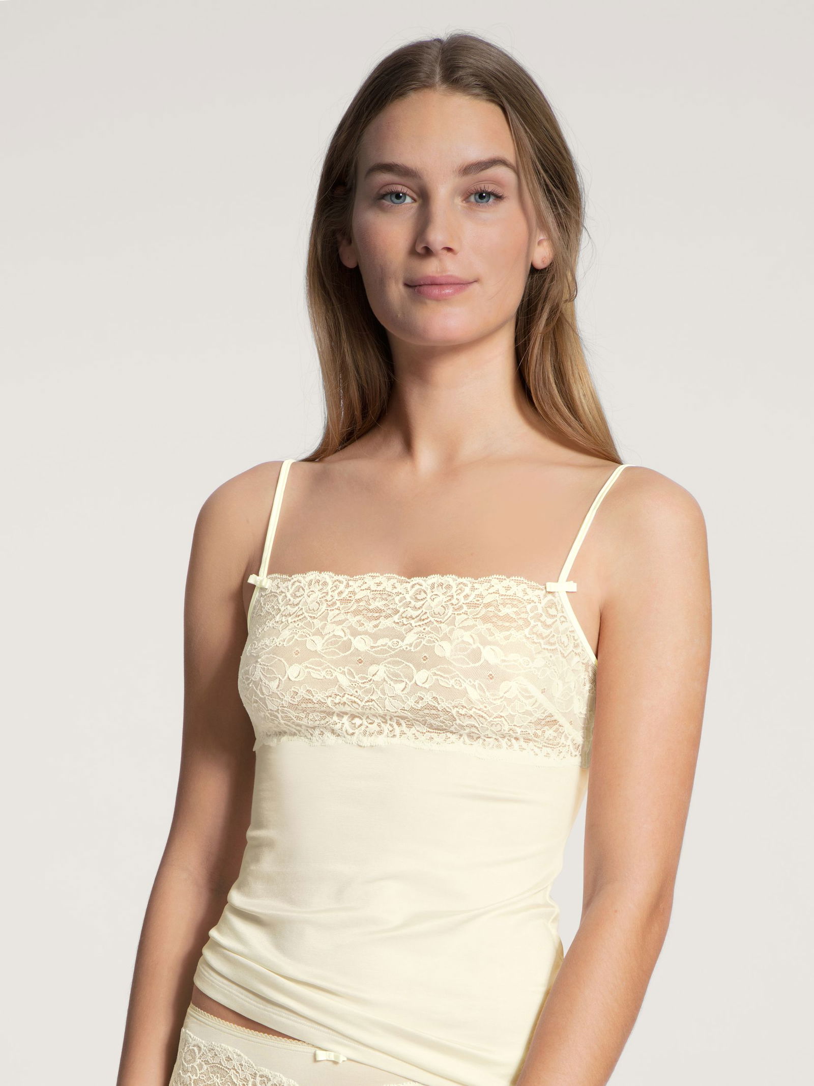 daa689ad5cc708675131c17d333190ff Calida | DAMEN Spaghetti-Top | M | alabaster crème