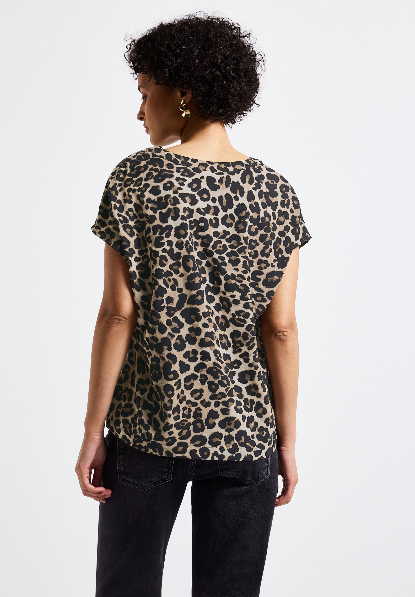 Street One |  Street One Druckbluse  | 42 | black