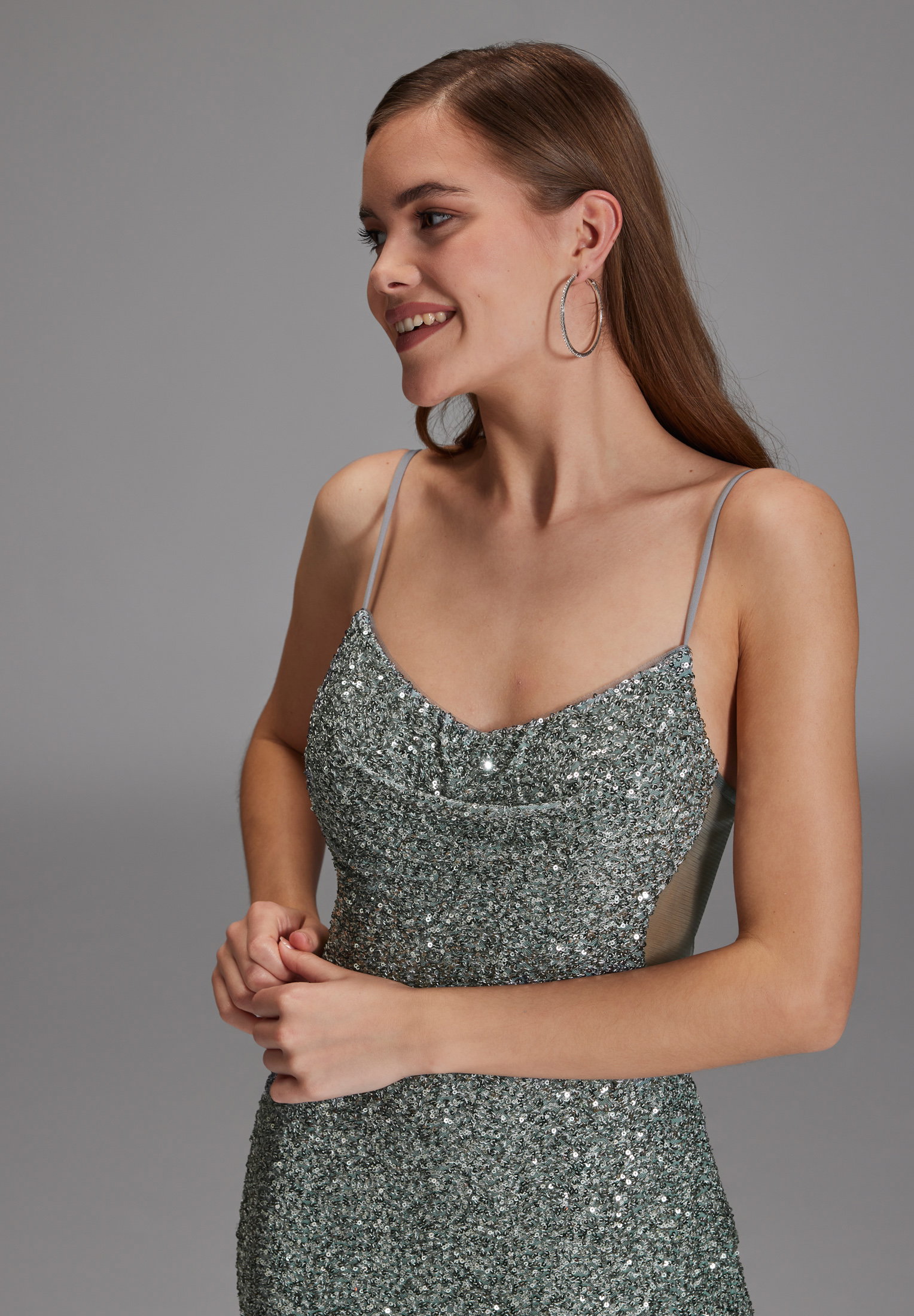 Hey Kyla Slipdress mit transparenter Rückenpartie #4
