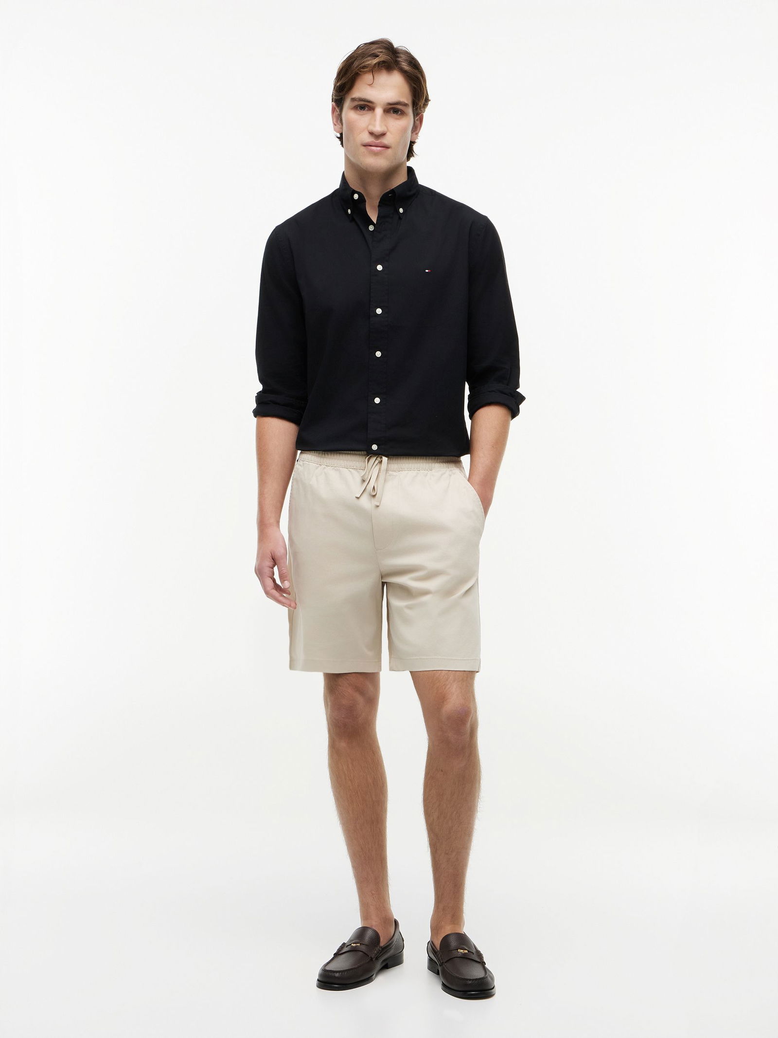 Tommy Hilfiger |  Tommy Hilfiger Hemd Regular Fit  | M | black