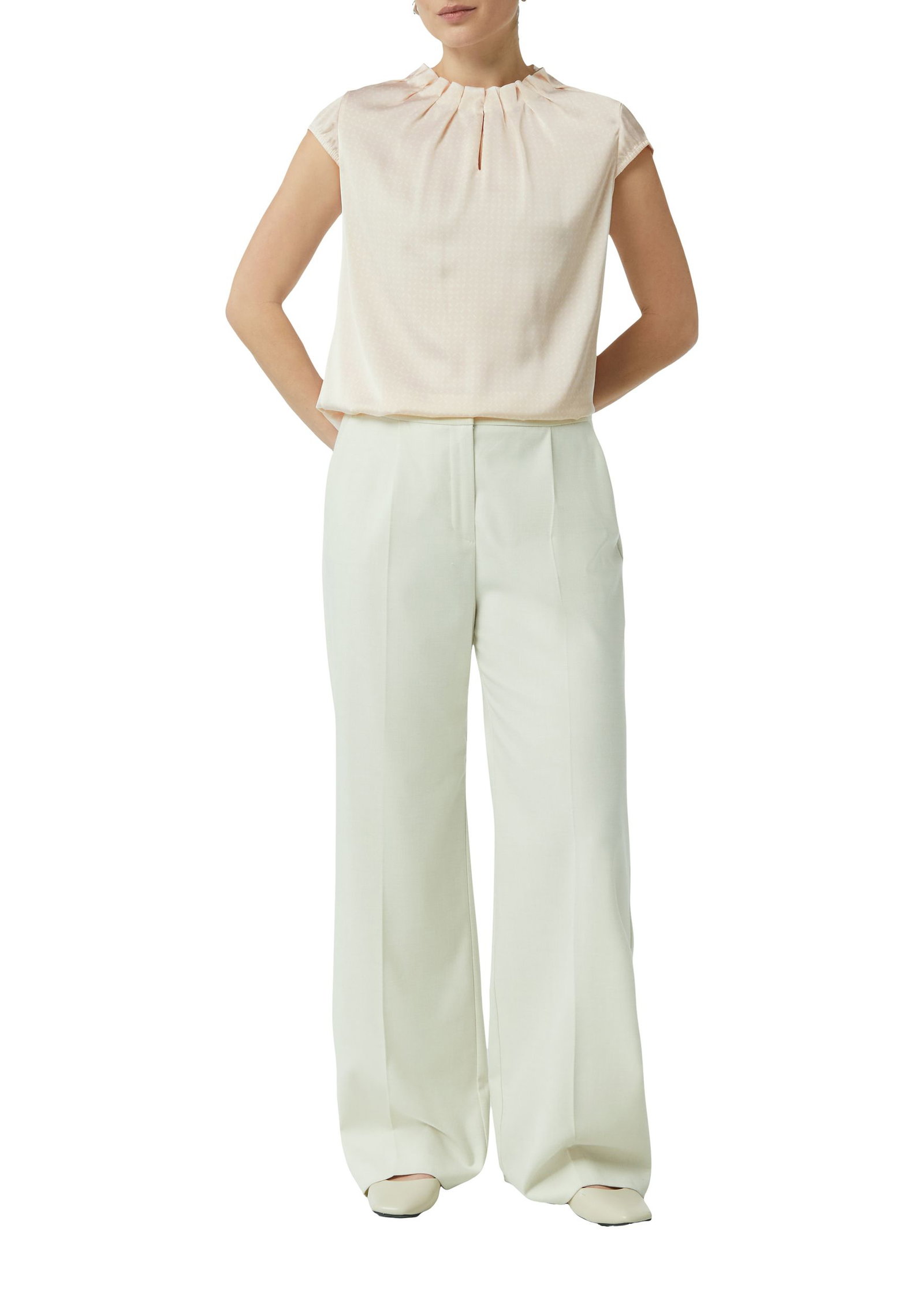 Comma |  Comma Druckbluse  | 36 | pink