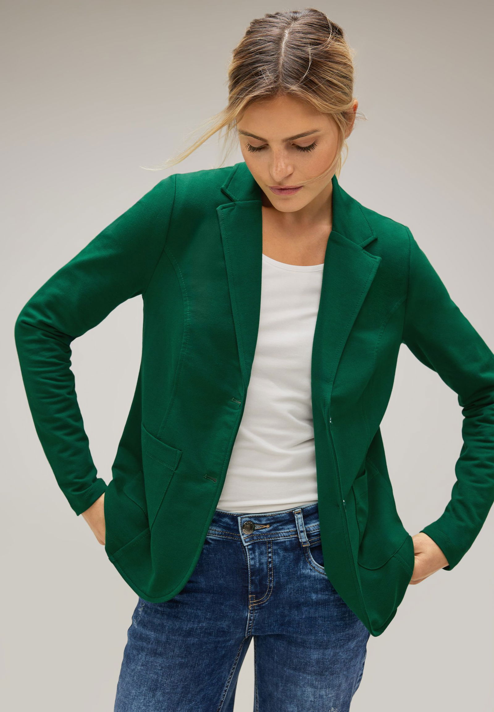 Street One | Street One Kurzblazer | 40 | gentle green