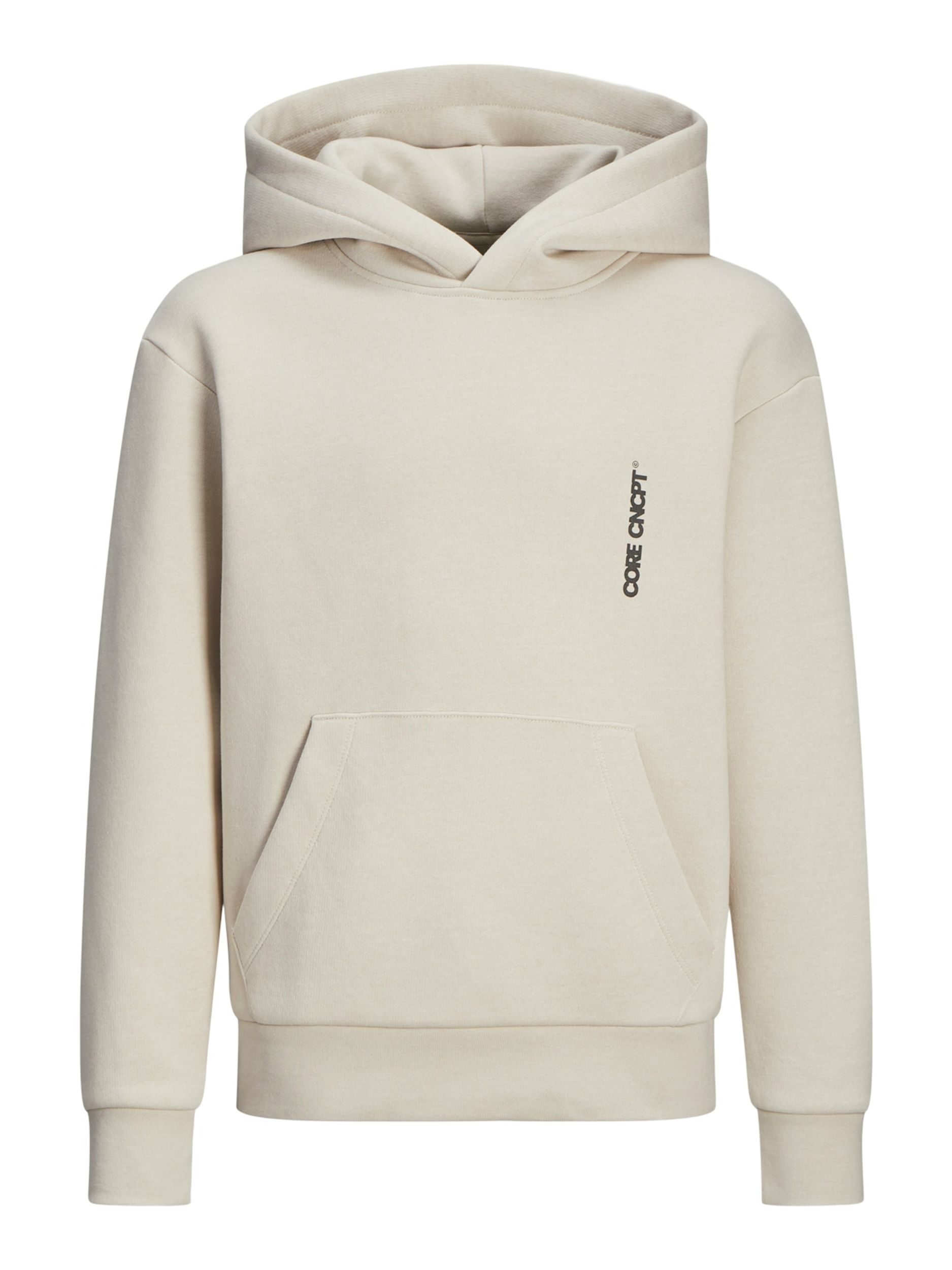 Jack&Jones |  JCOAUTHENTIC SWEAT HOOD JNR | 152 | hellgrau