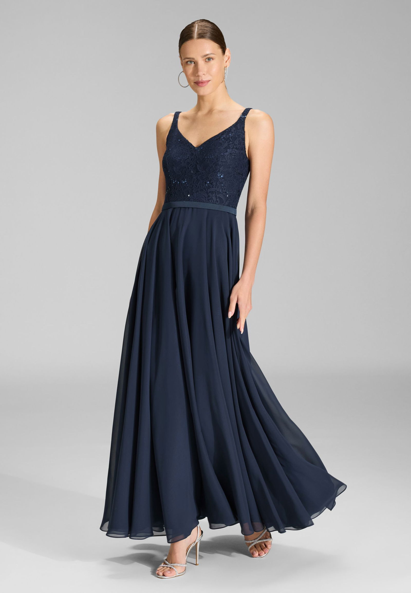 SWING |  SWING Langes Kleid  | 36 | navy