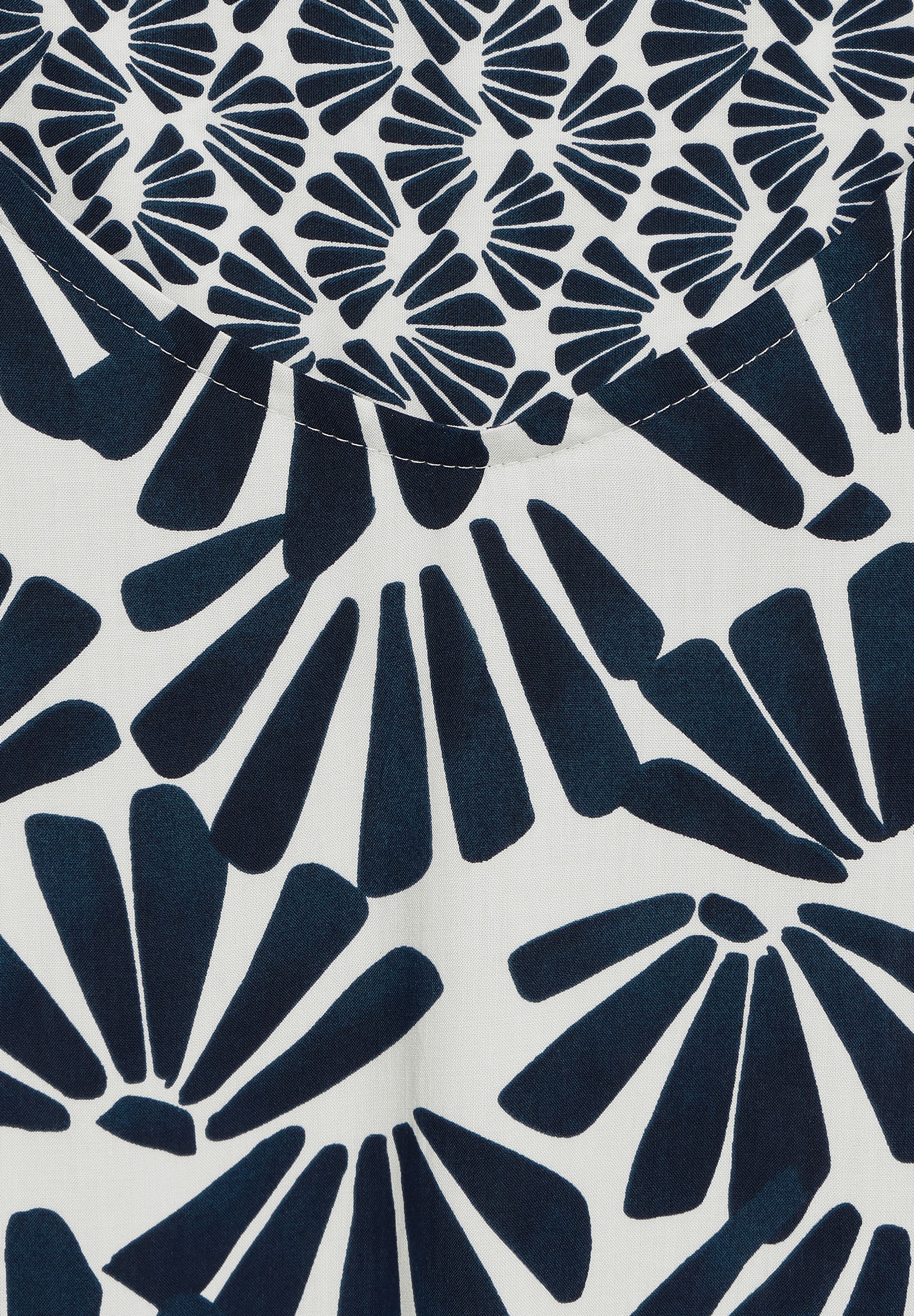 CECIL |  CECIL Druckbluse  | S | dark petrol blue