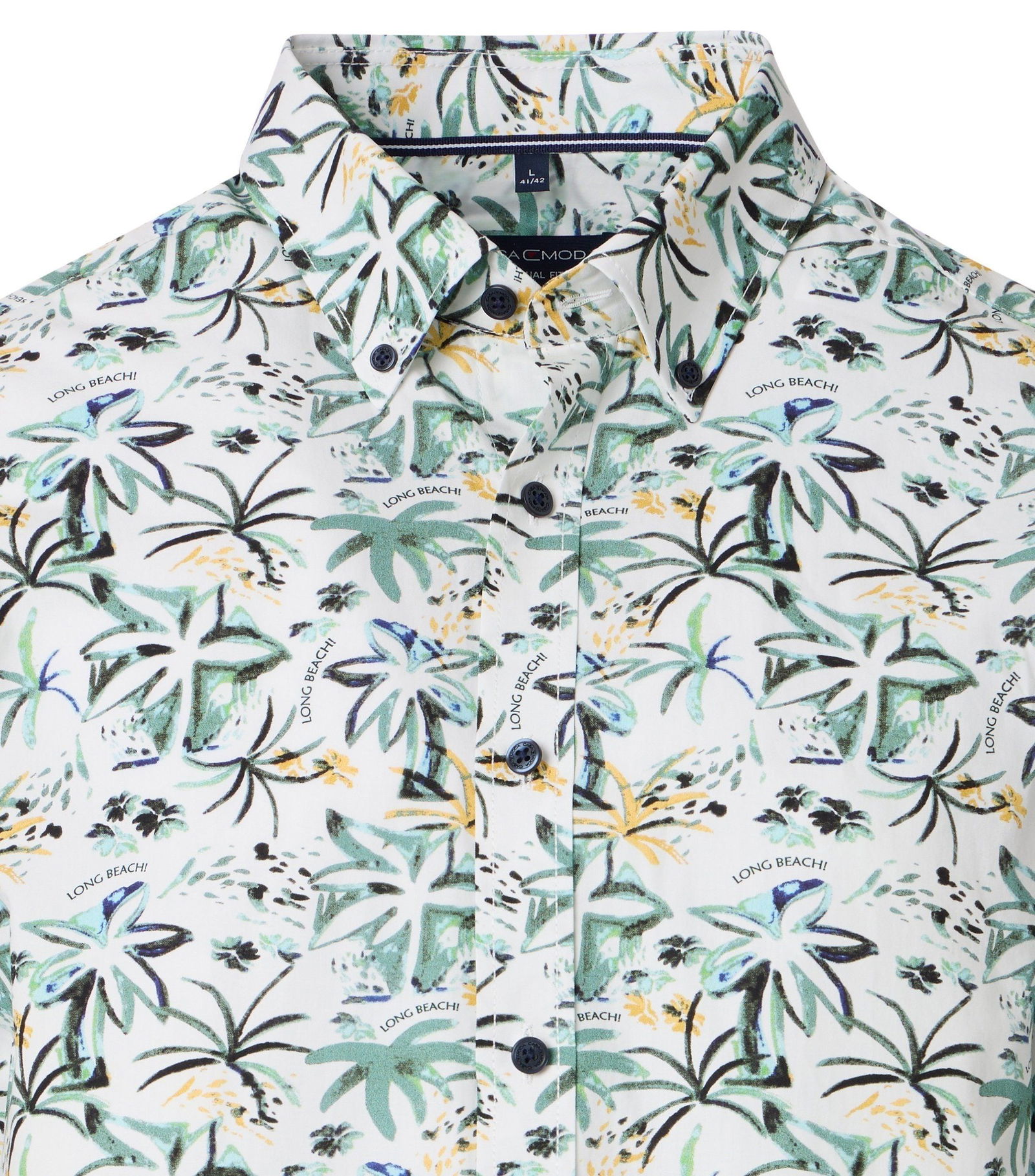 Casa Moda | Freizeithemd Kurzarm | XXL | aqua bis petrol