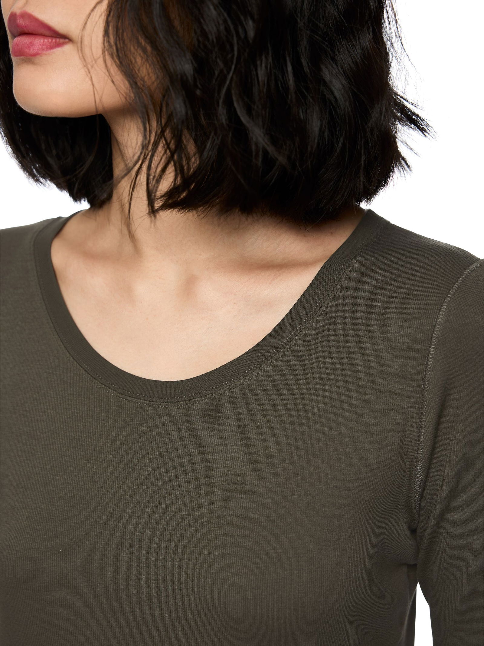 Marc Cain Sports | Basic-Shirt aus Baumwollstretch | 36