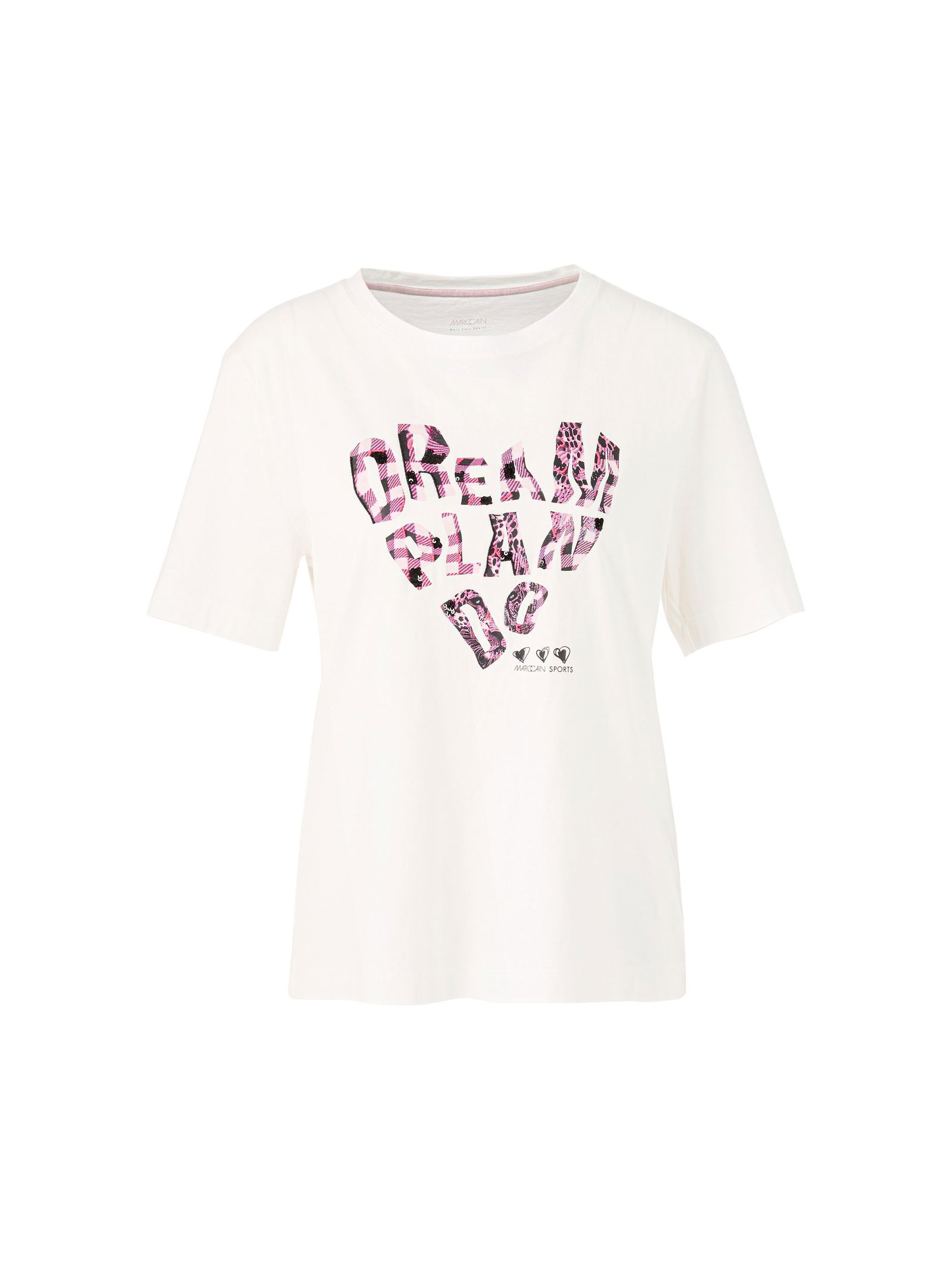 a92e4f13cf0a722c1ec931b21aa4766a Marc Cain Sports | Baumwollshirt mit Aufdruck | 40 | off-white