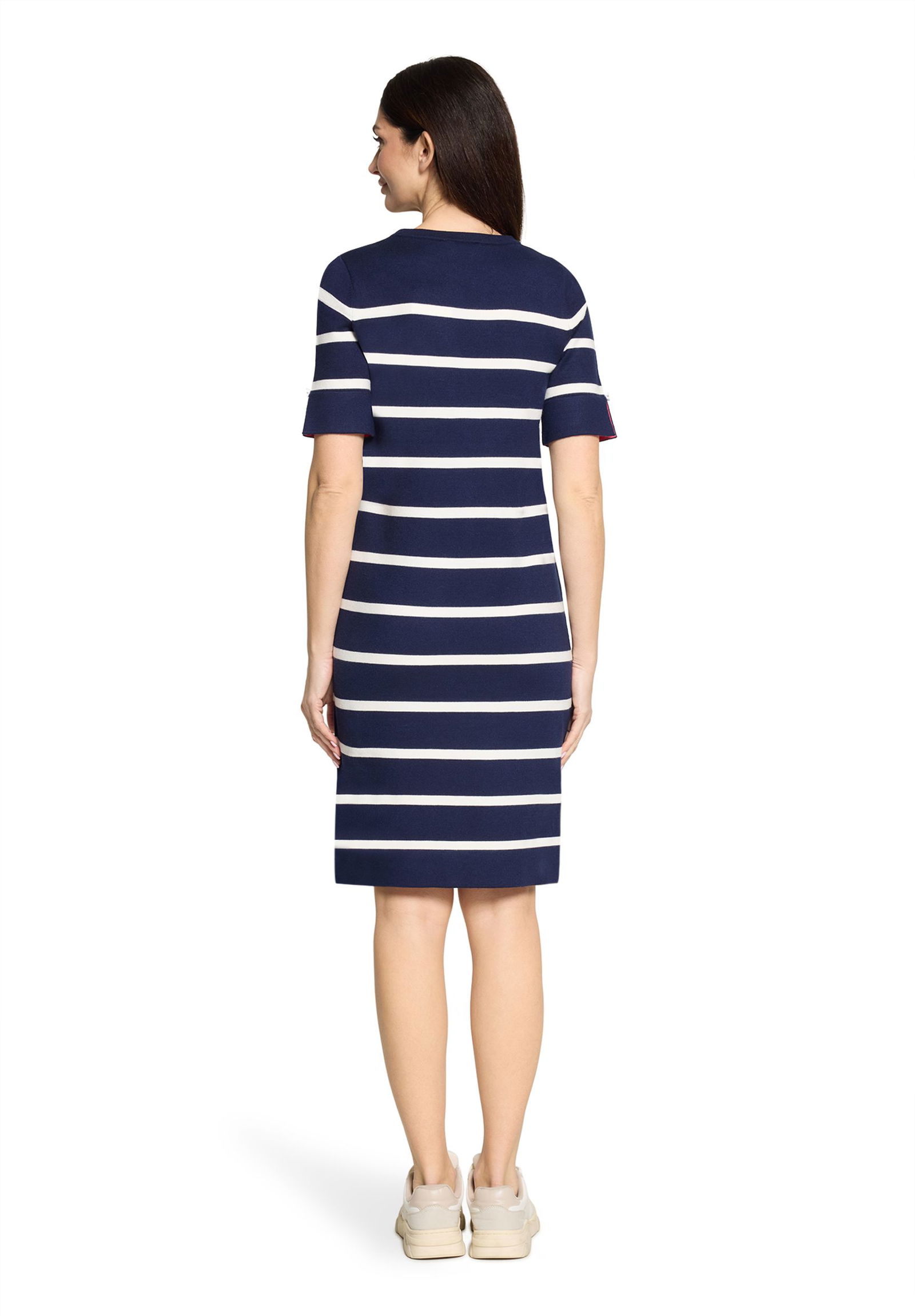 Cartoon |  Cartoon Freizeitkleid  | 44 | dunkelblau/weiß