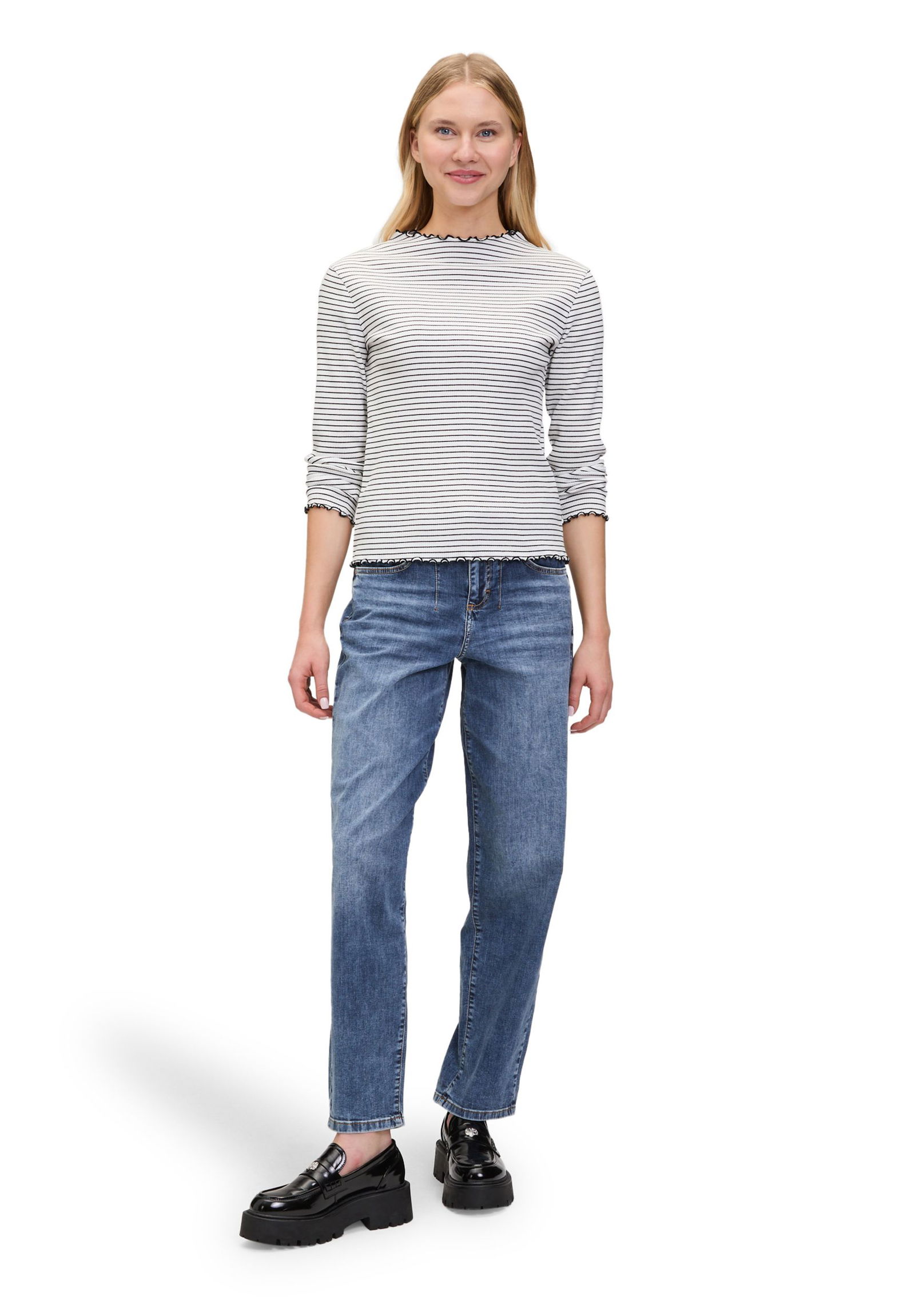 Cartoon |  Cartoon Schmale Hose | 40 | dark blue denim