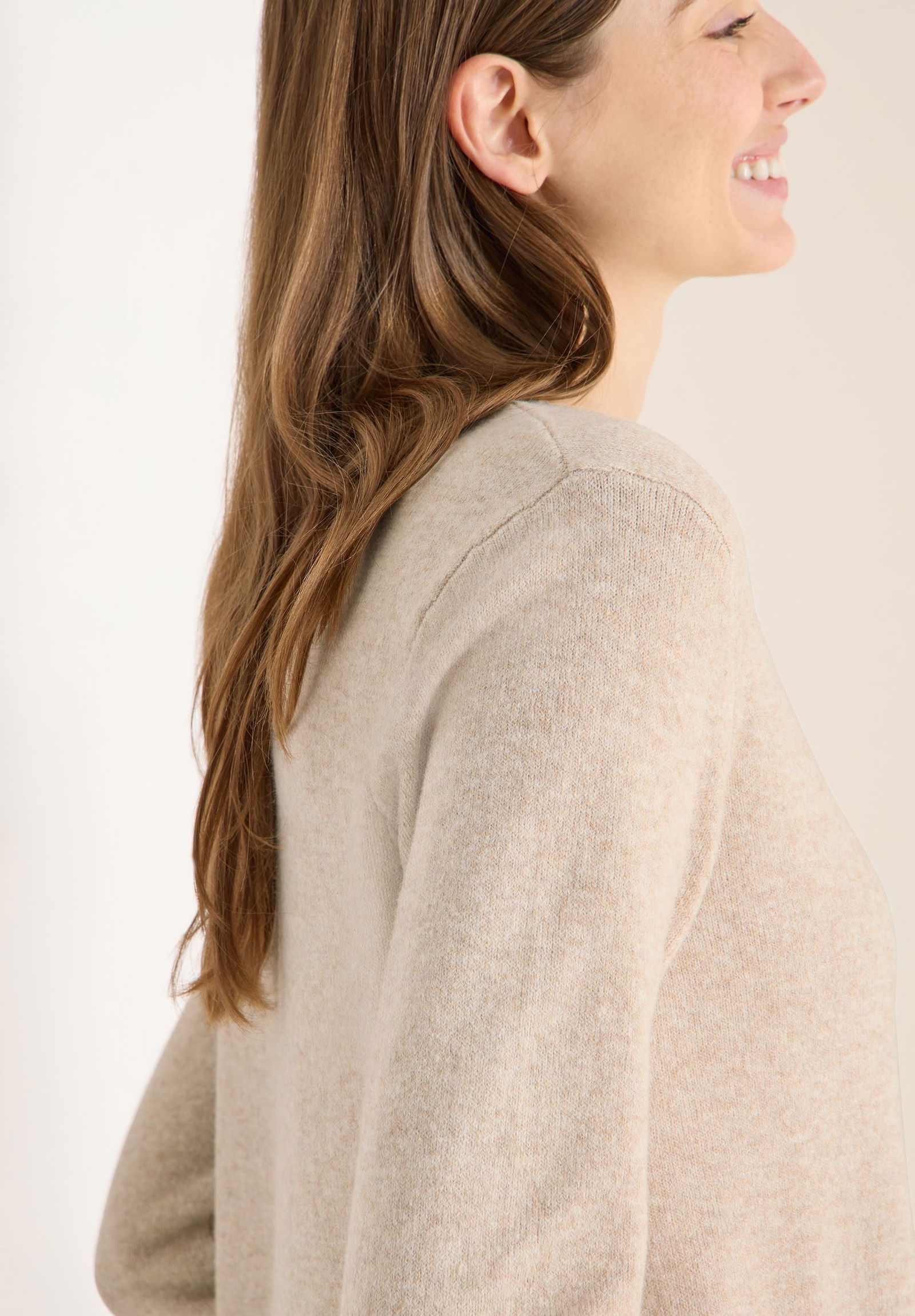 CECIL |  CECIL Pullover  | M | desert beige melange