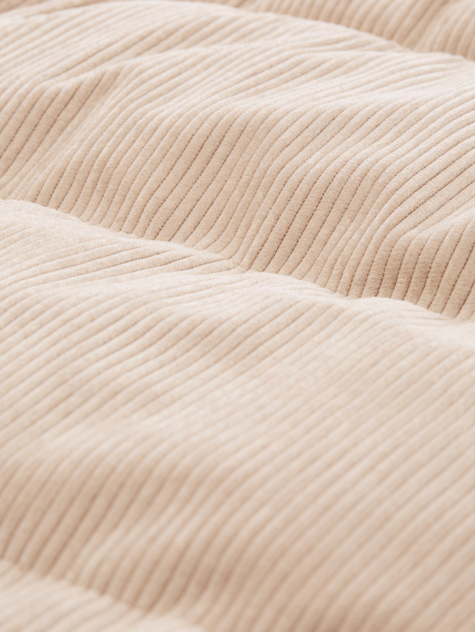 corduroy puffer jacket, Cashew Beige #2
